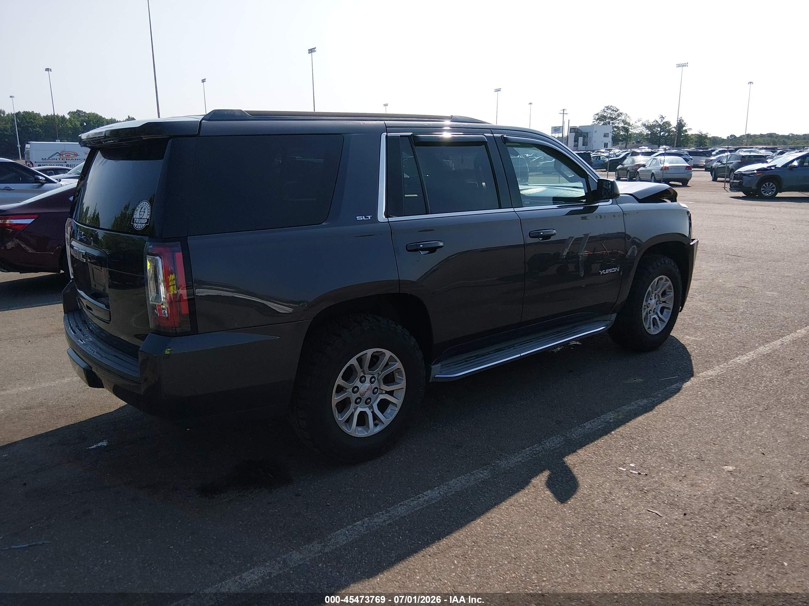 2015 Gmc Yukon Slt Black vin: 1GKS2BKC6FR188327