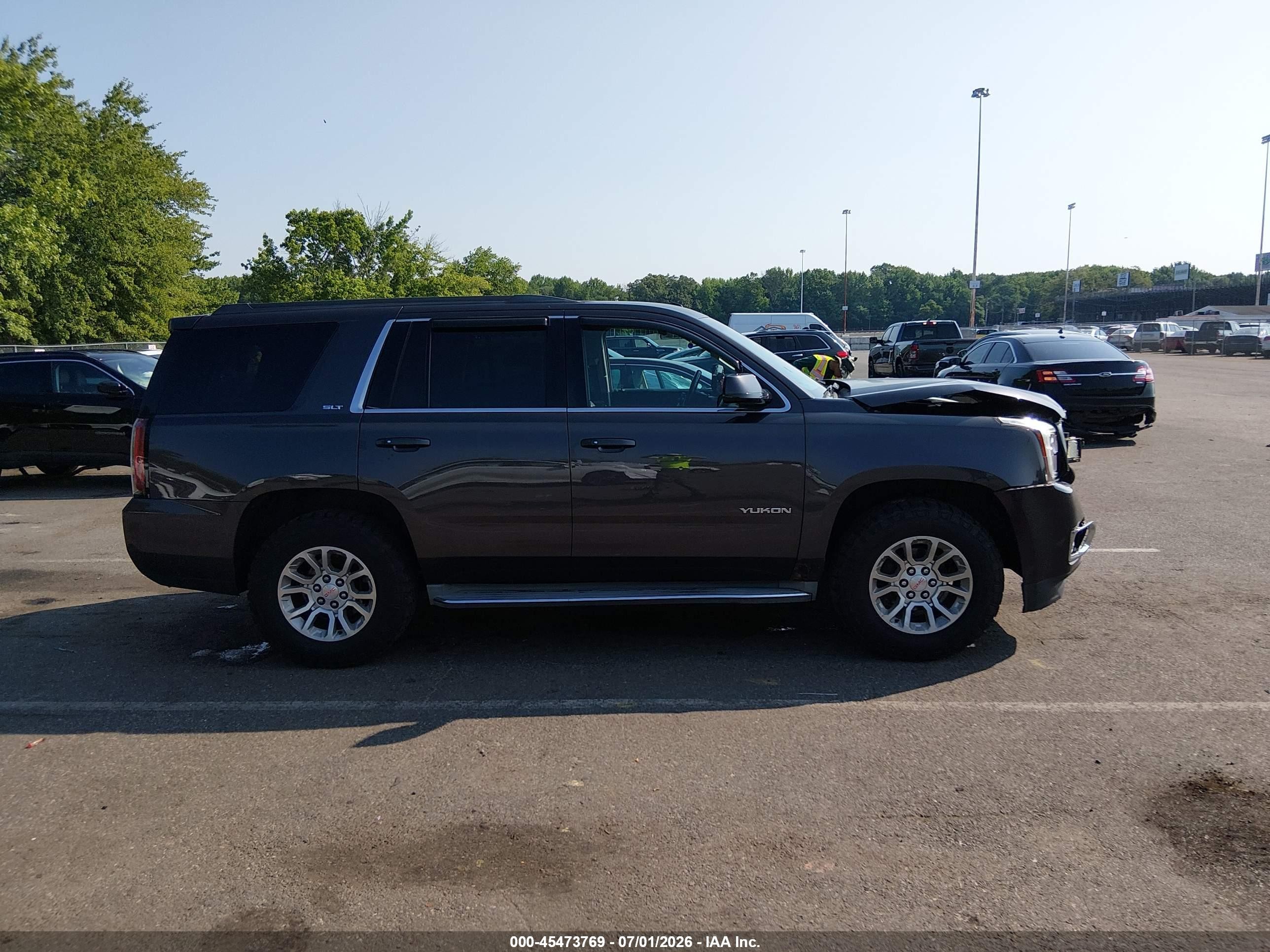 2015 Gmc Yukon Slt Black vin: 1GKS2BKC6FR188327
