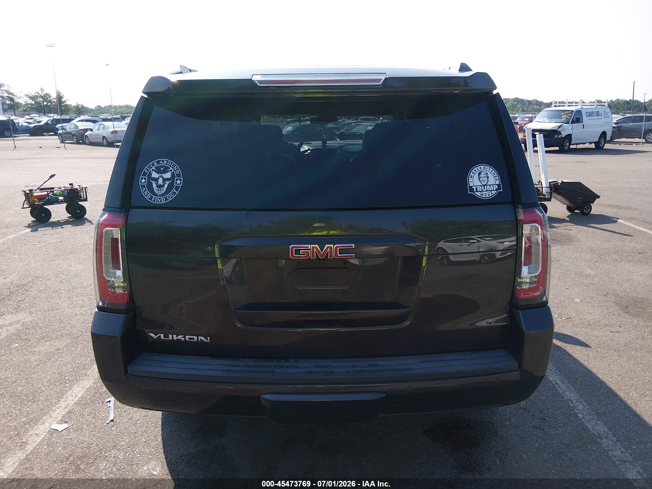 2015 Gmc Yukon Slt Black vin: 1GKS2BKC6FR188327