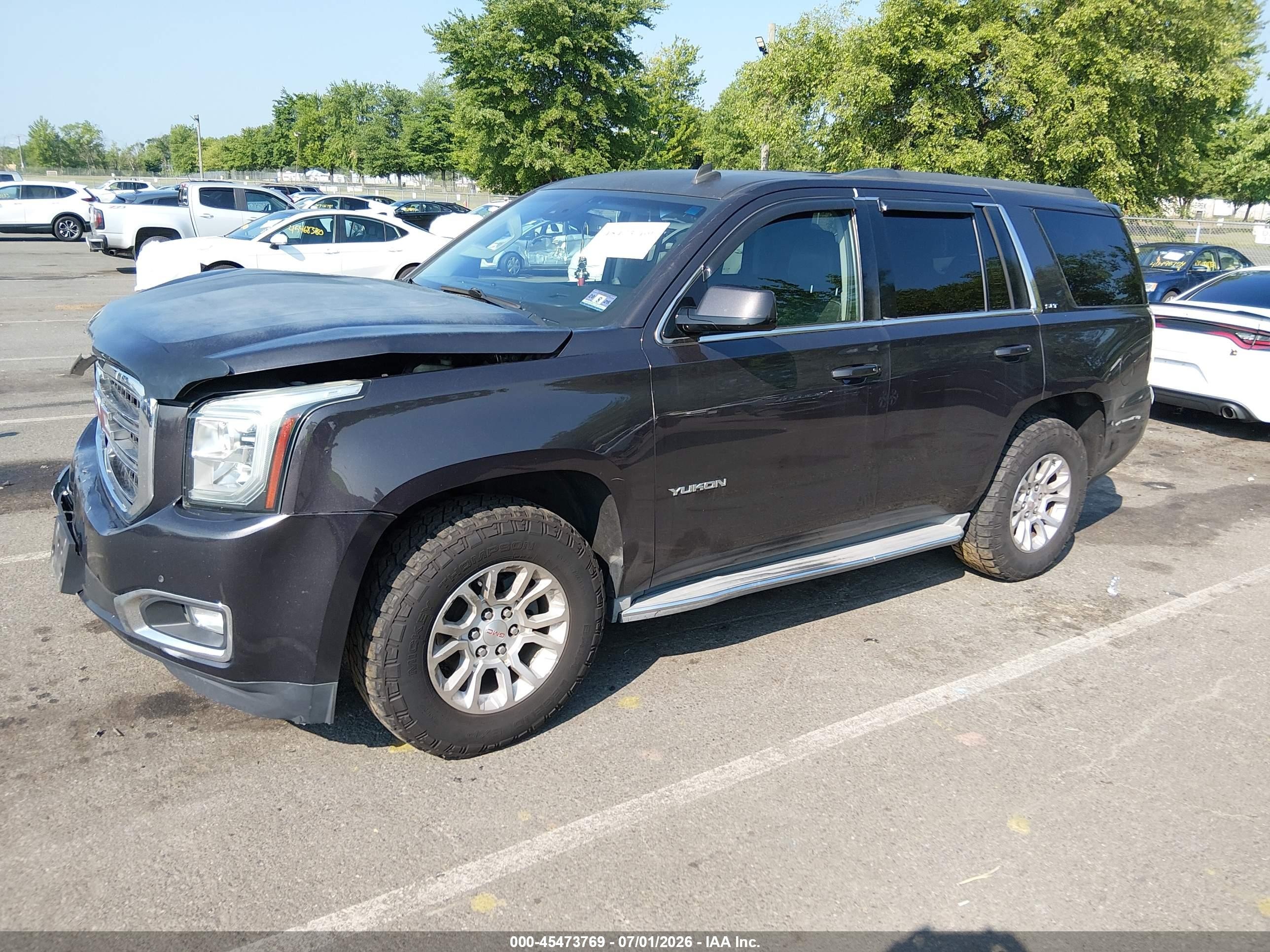 2015 Gmc Yukon Slt Black vin: 1GKS2BKC6FR188327