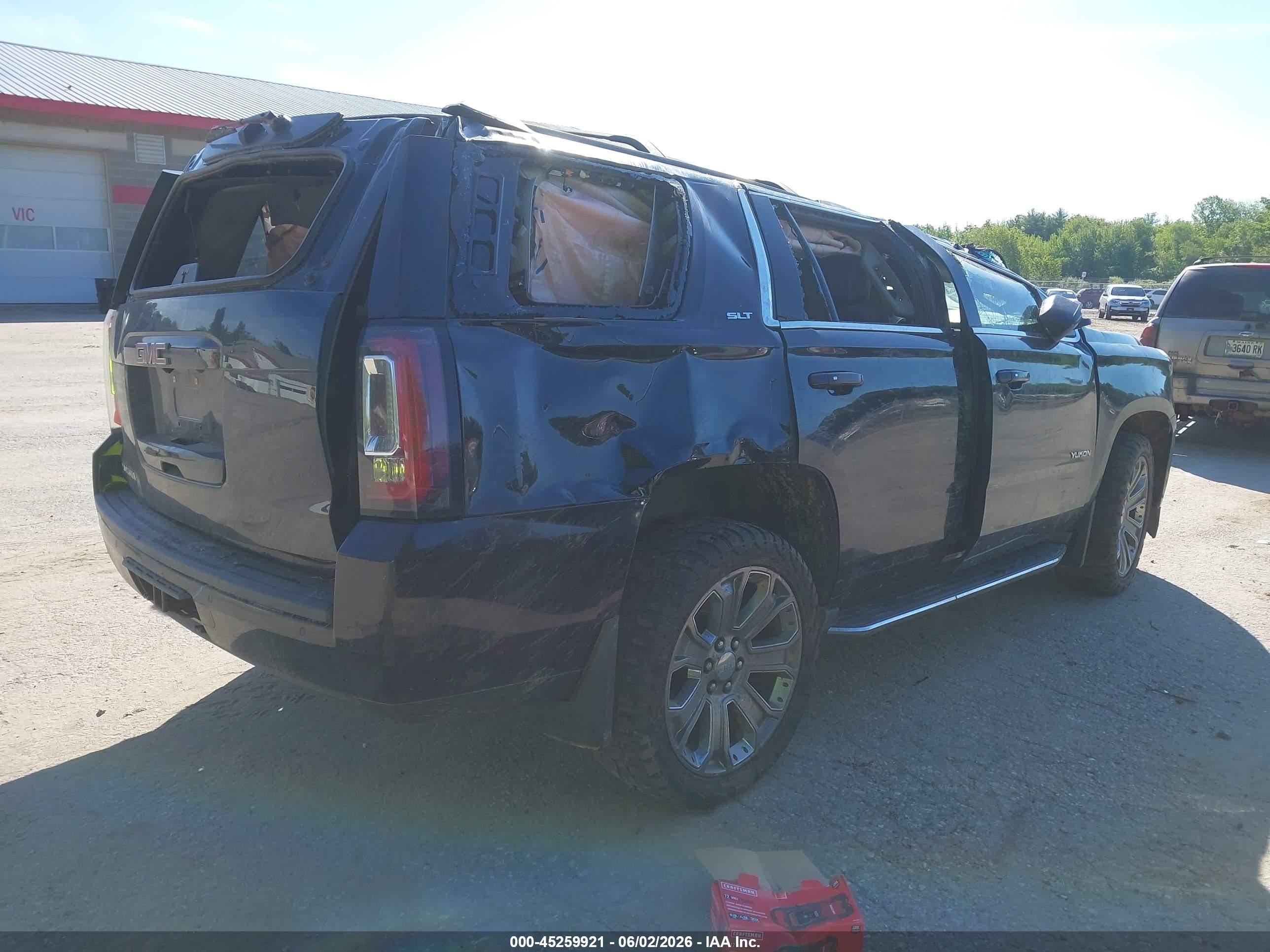 2015 Gmc Yukon Slt Black vin: 1GKS2BKC6FR671591