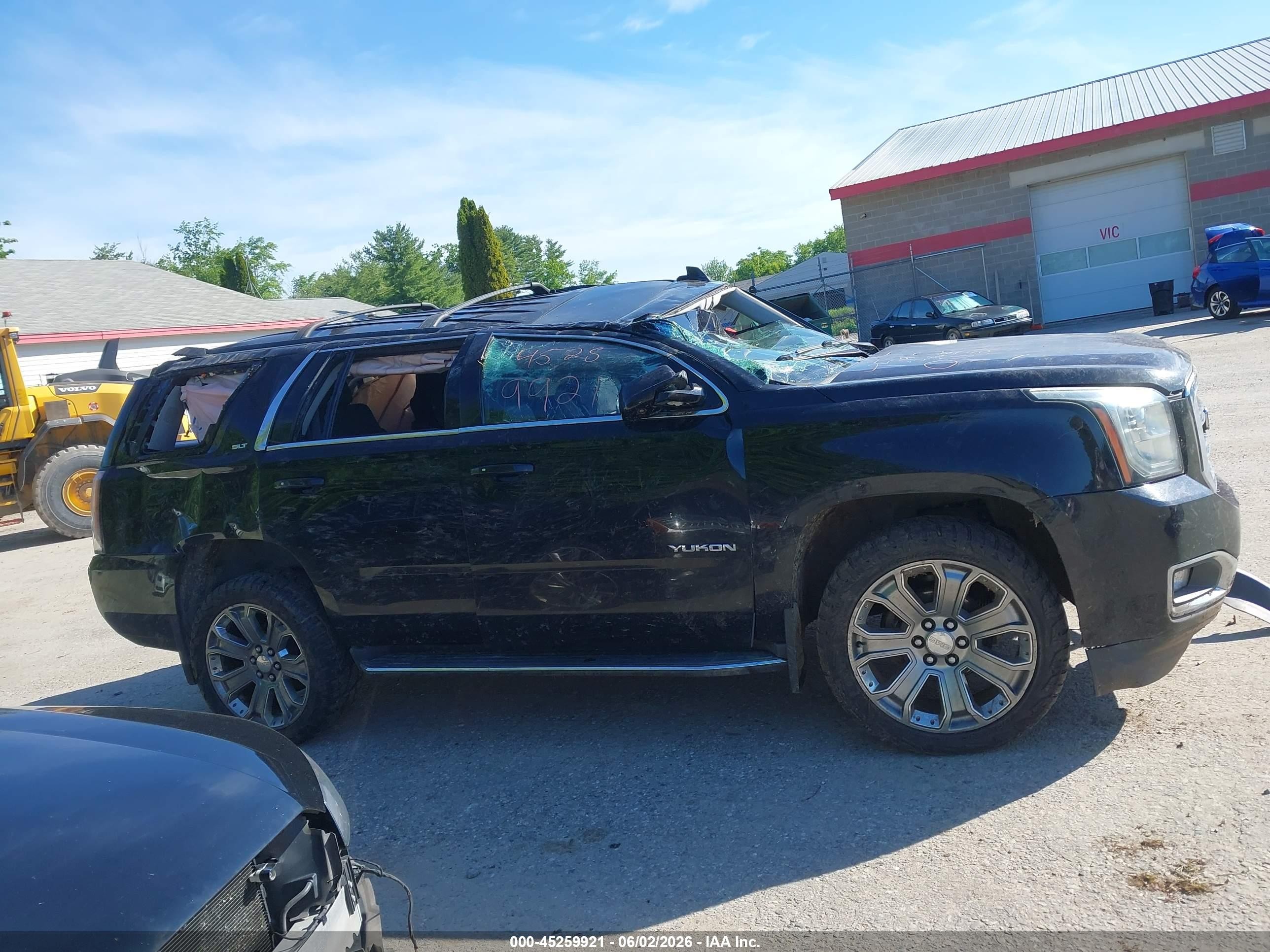 2015 Gmc Yukon Slt Black vin: 1GKS2BKC6FR671591