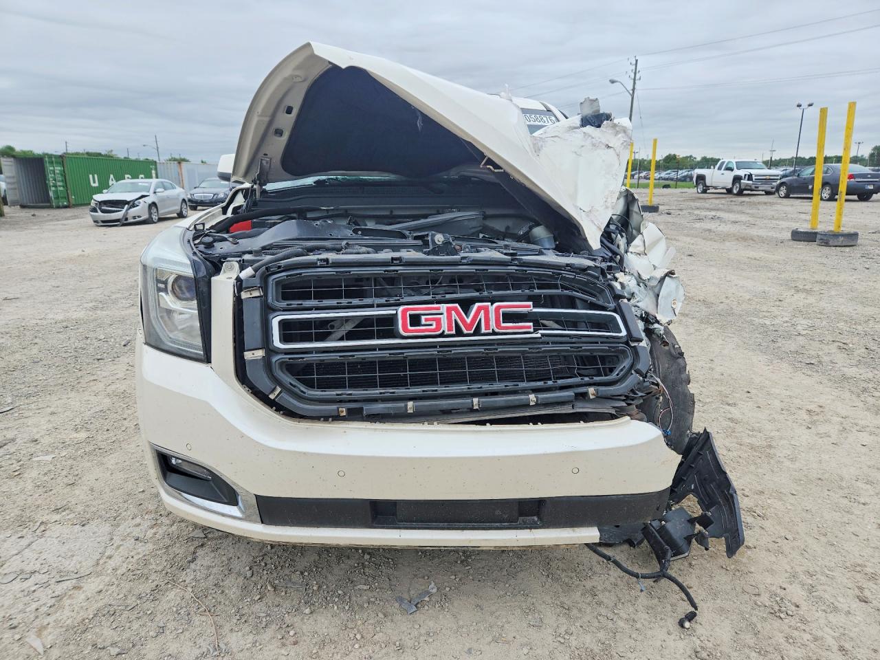2015 Gmc Yukon Slt White vin: 1GKS2BKC6FR698807