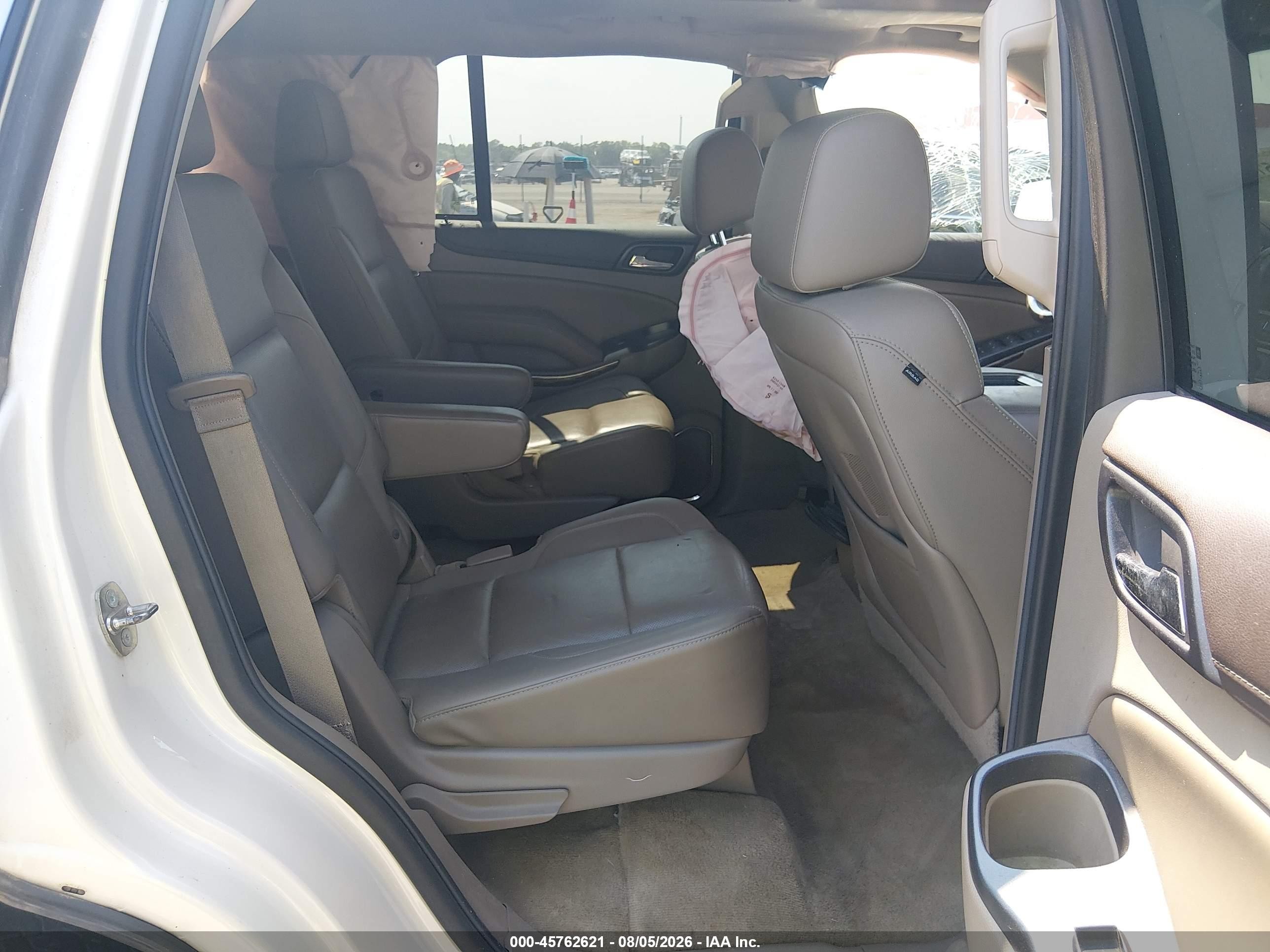 2015 Gmc Yukon Slt White vin: 1GKS2BKC7FR178289