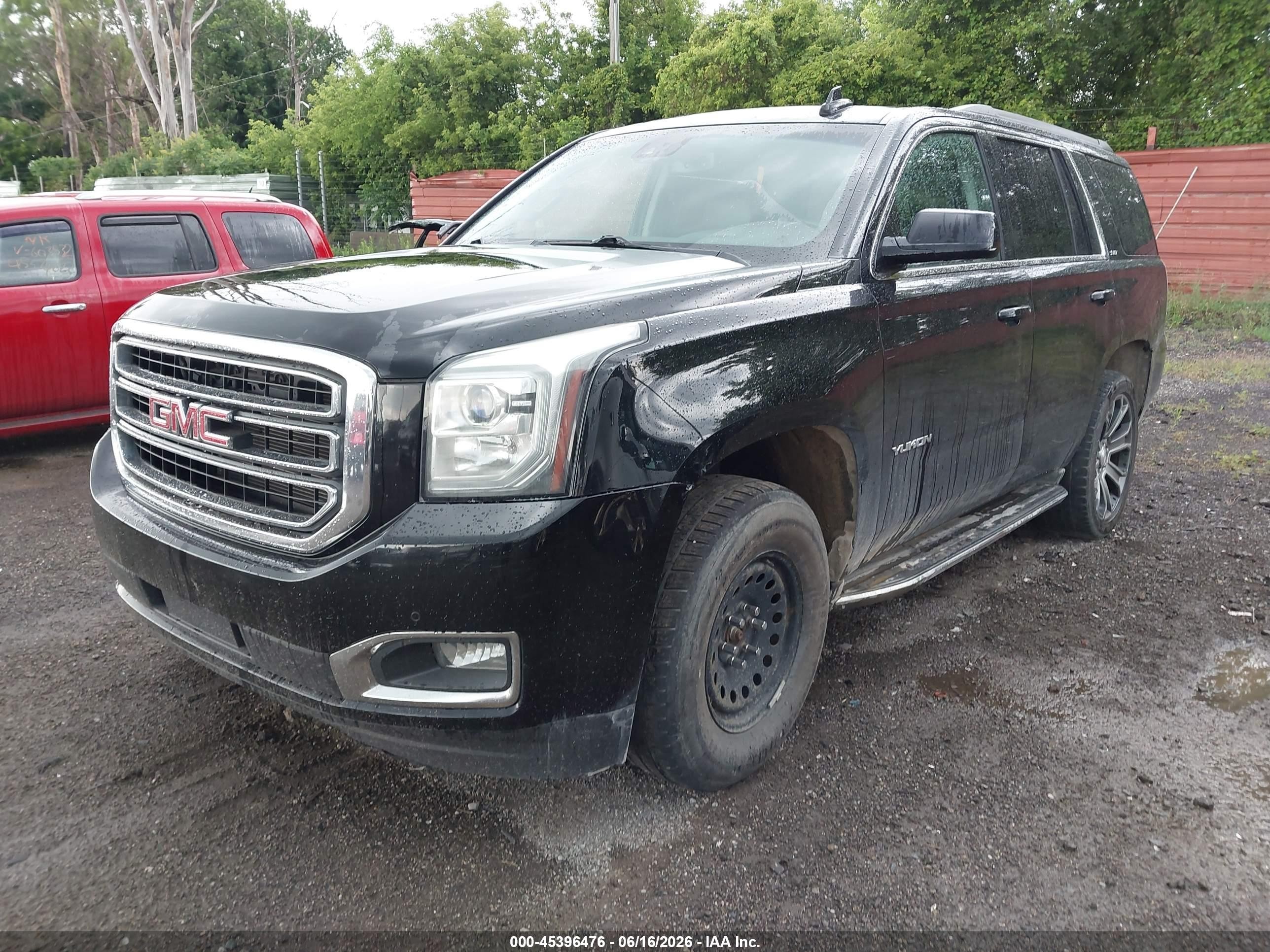 2015 Gmc Yukon Slt Black vin: 1GKS2BKC7FR528844