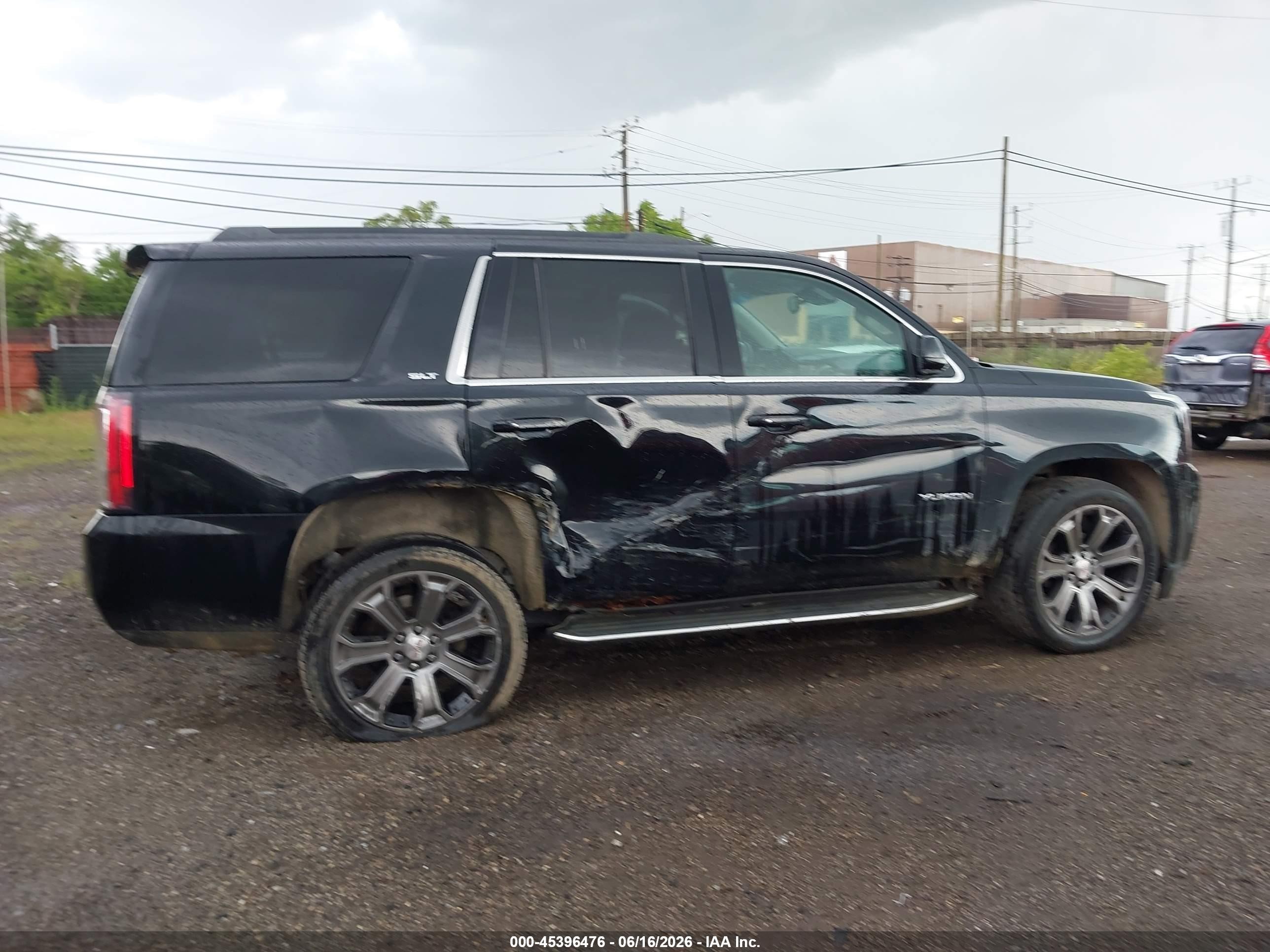 2015 Gmc Yukon Slt Black vin: 1GKS2BKC7FR528844