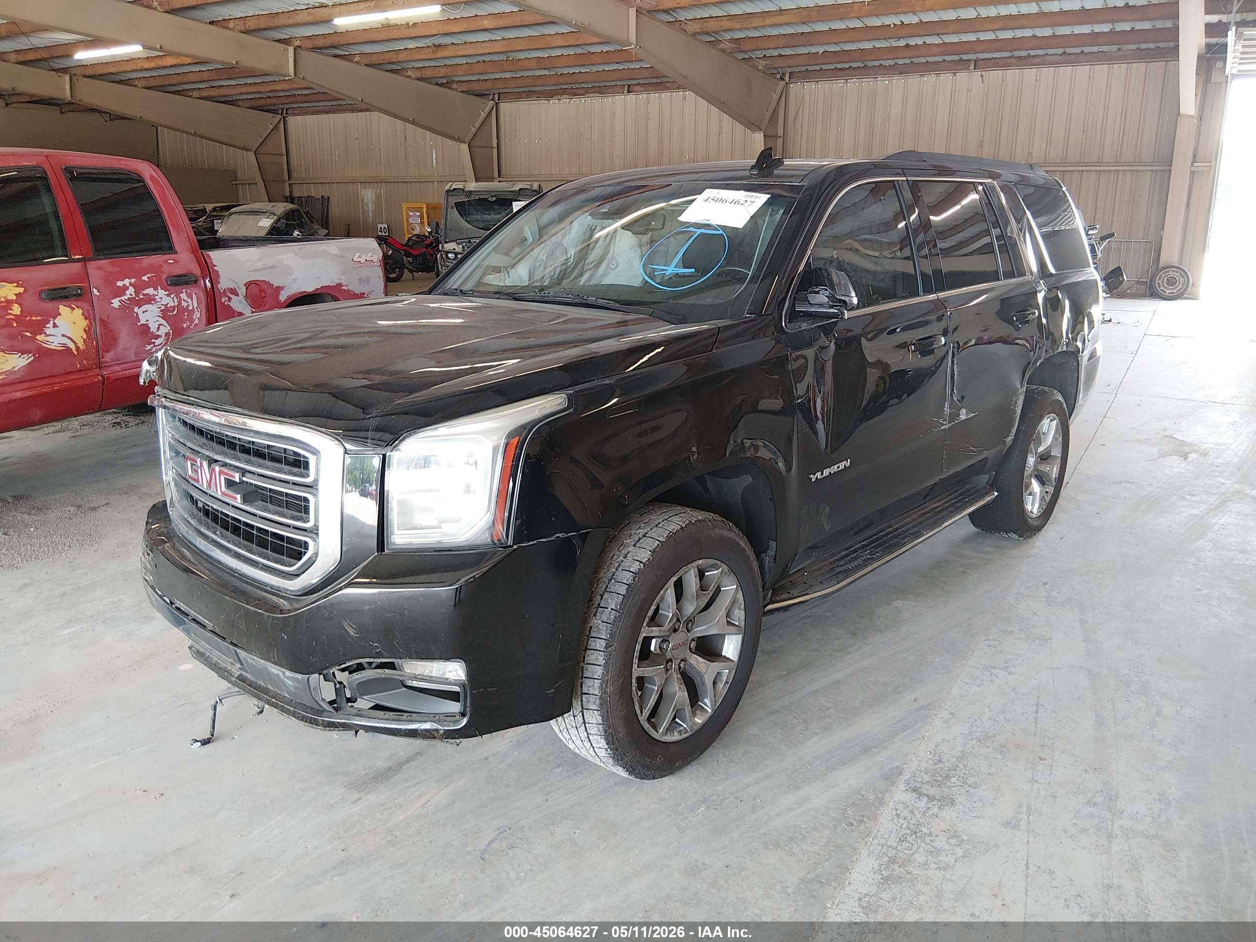 2015 Gmc Yukon Slt Черный vin: 1GKS2BKC7FR545787