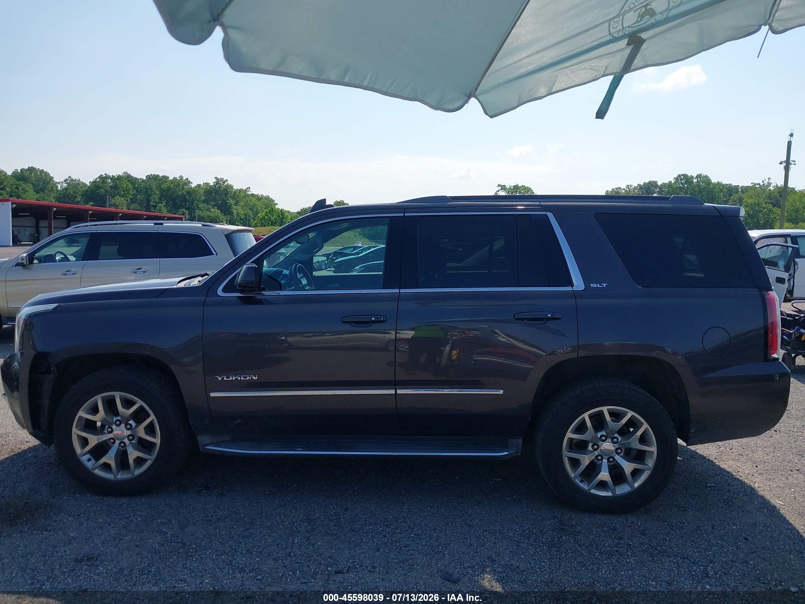 2015 Gmc Yukon Slt Gray vin: 1GKS2BKC7FR725478