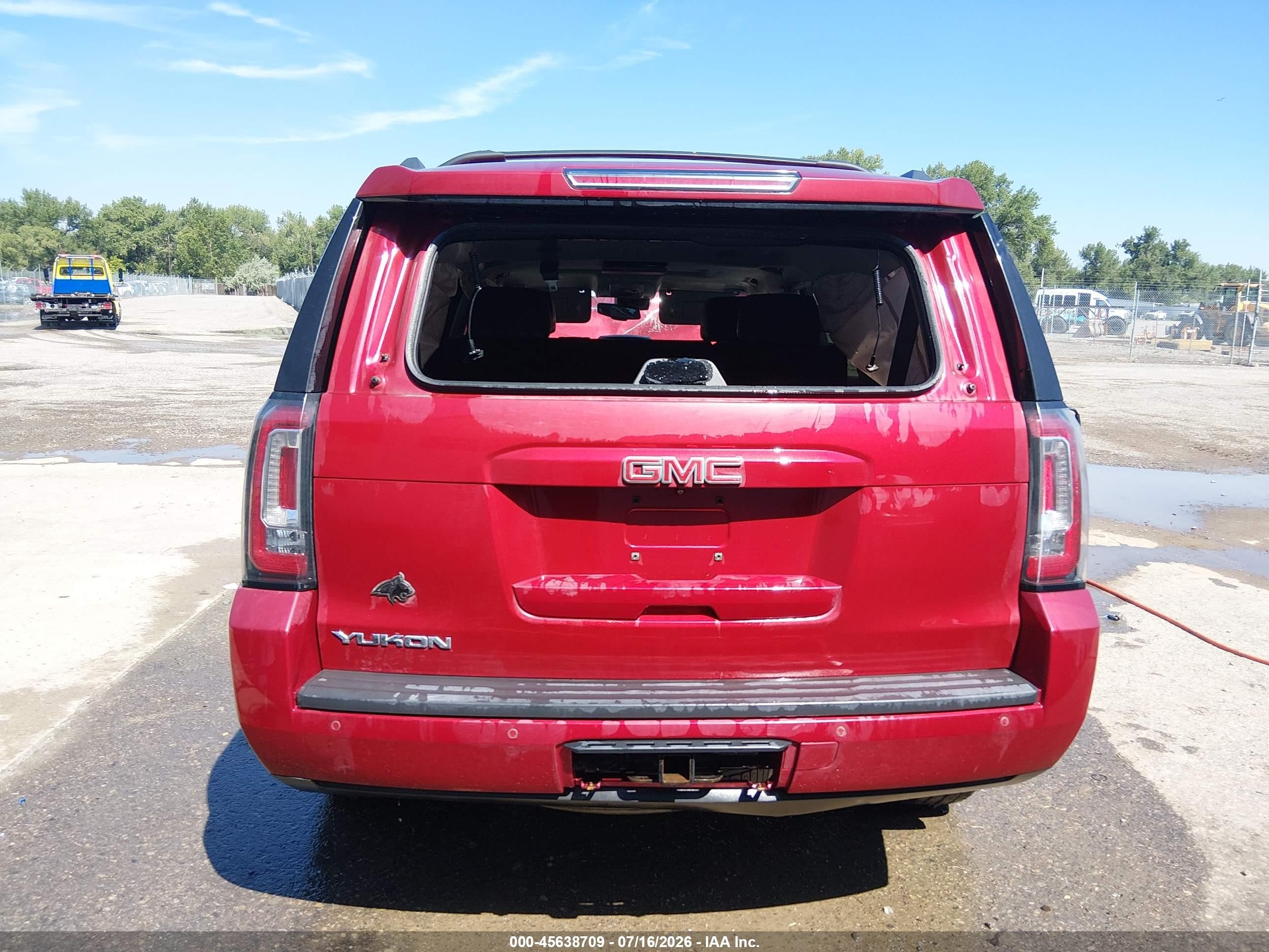 2015 Gmc Yukon Slt Red vin: 1GKS2BKC8FR190662