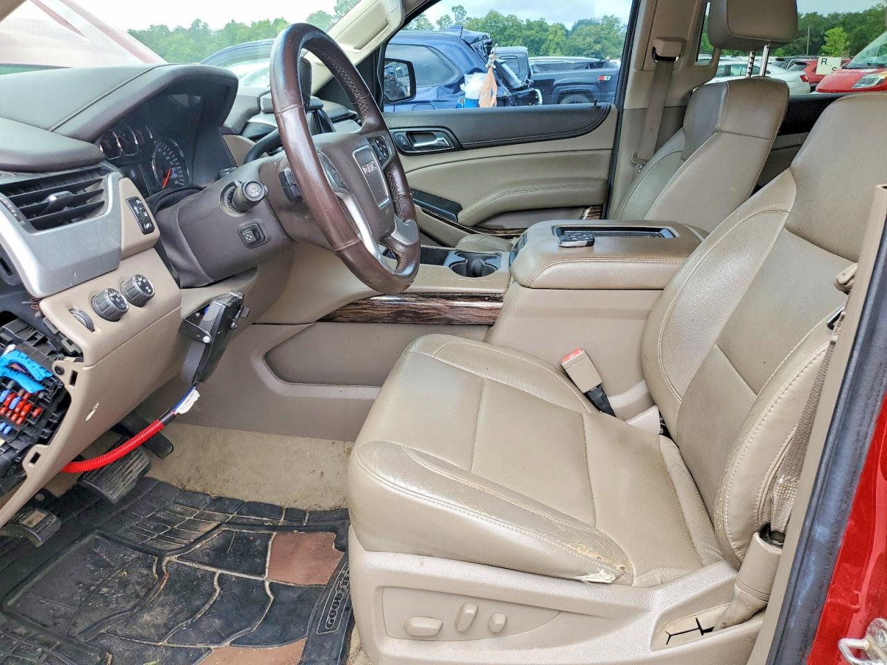 2015 Gmc Yukon Slt Red vin: 1GKS2BKC9FR153216
