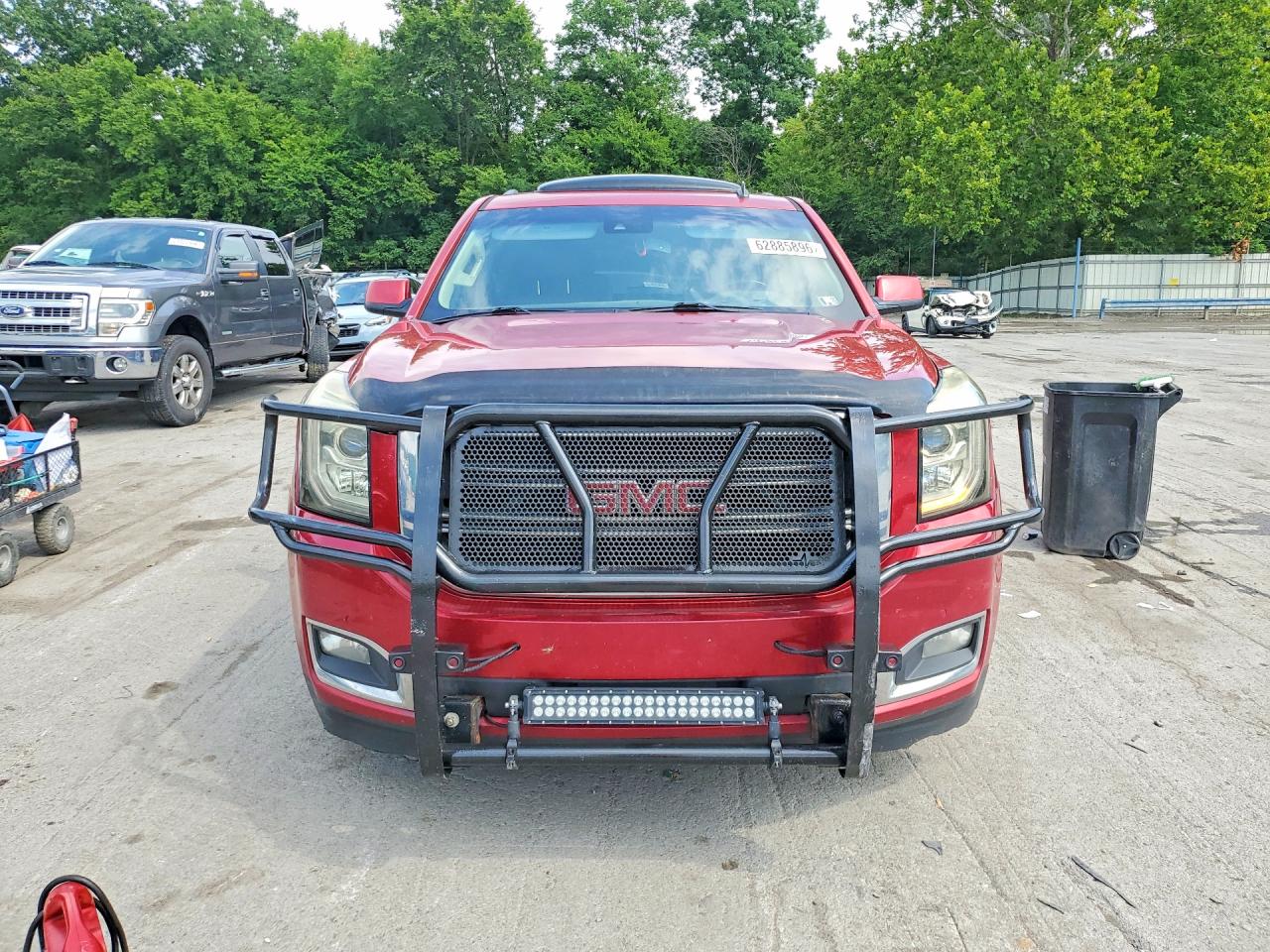 2015 Gmc Yukon Slt Red vin: 1GKS2BKC9FR153216