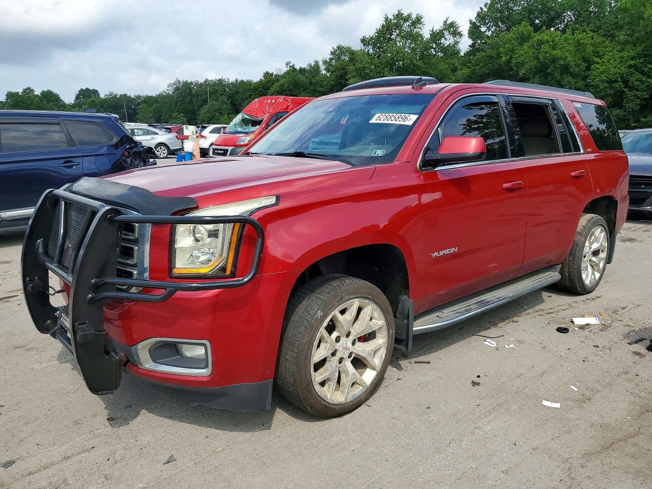 2015 Gmc Yukon Slt Red vin: 1GKS2BKC9FR153216
