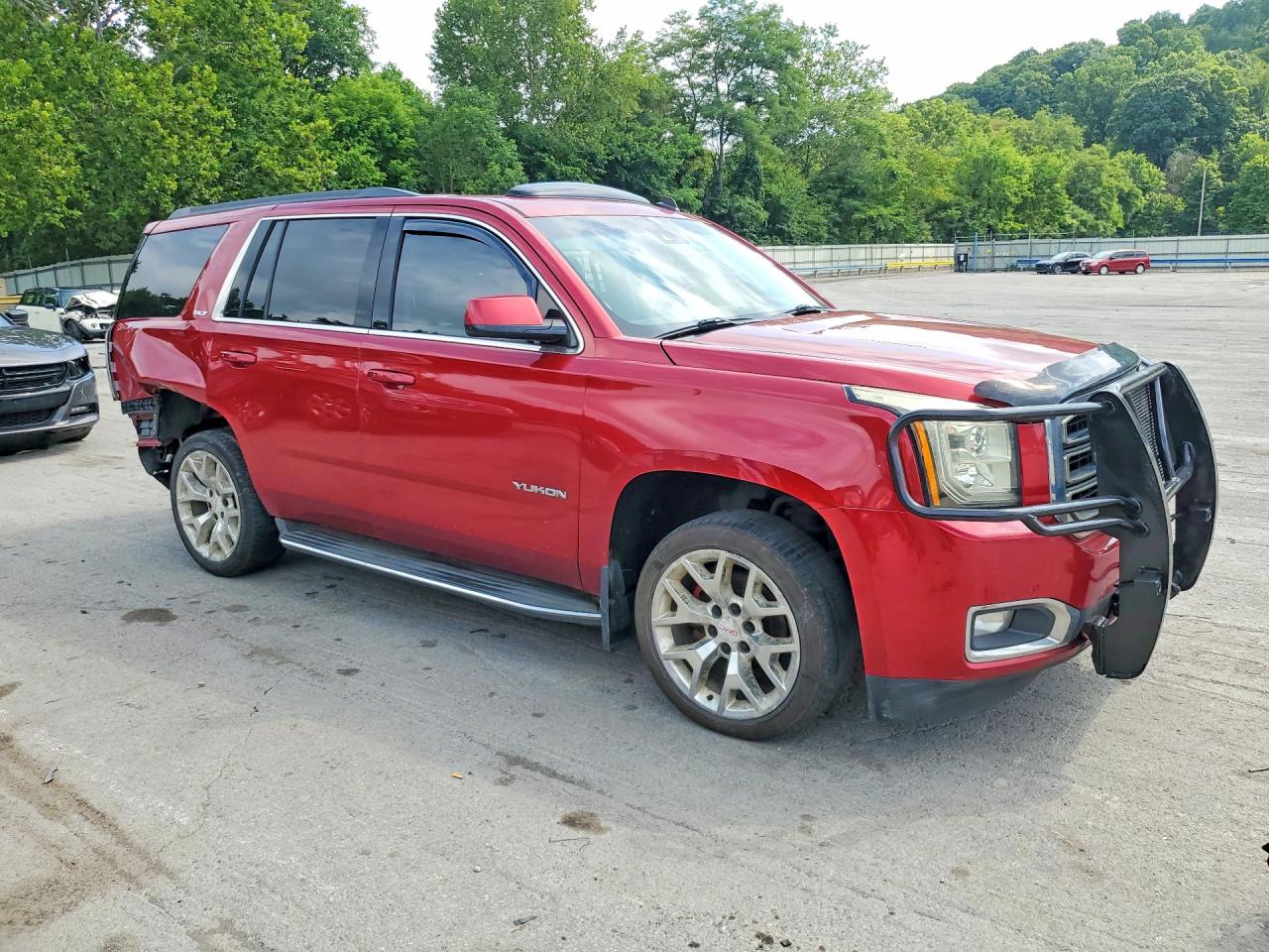 2015 Gmc Yukon Slt Red vin: 1GKS2BKC9FR153216