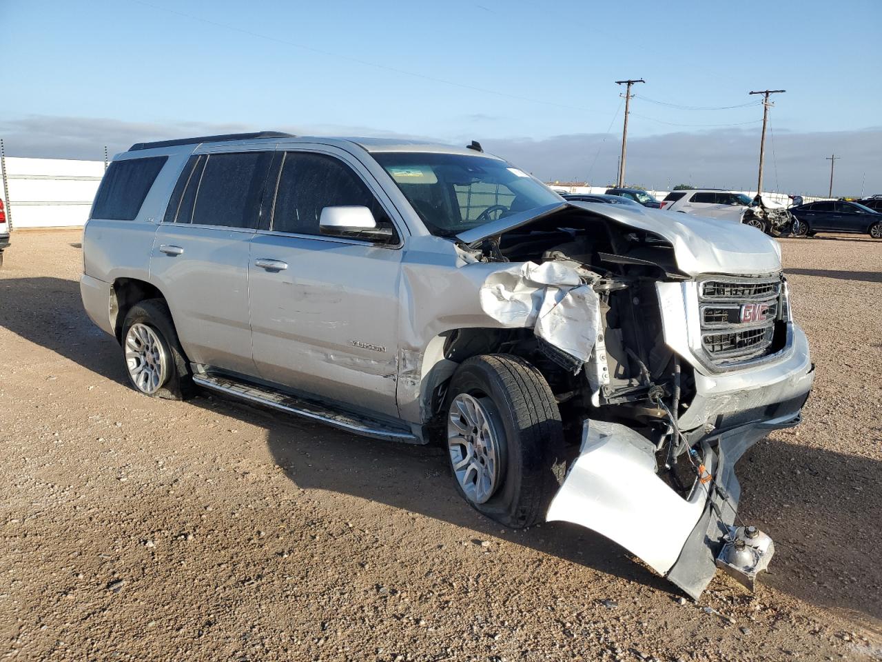 2015 Gmc Yukon Slt Silver vin: 1GKS2BKC9FR233485