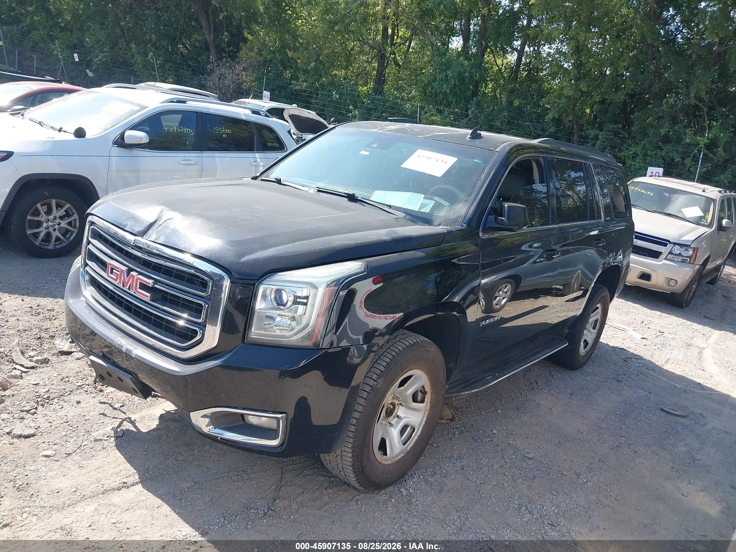 2015 Gmc Yukon Slt Black vin: 1GKS2BKC9FR309660