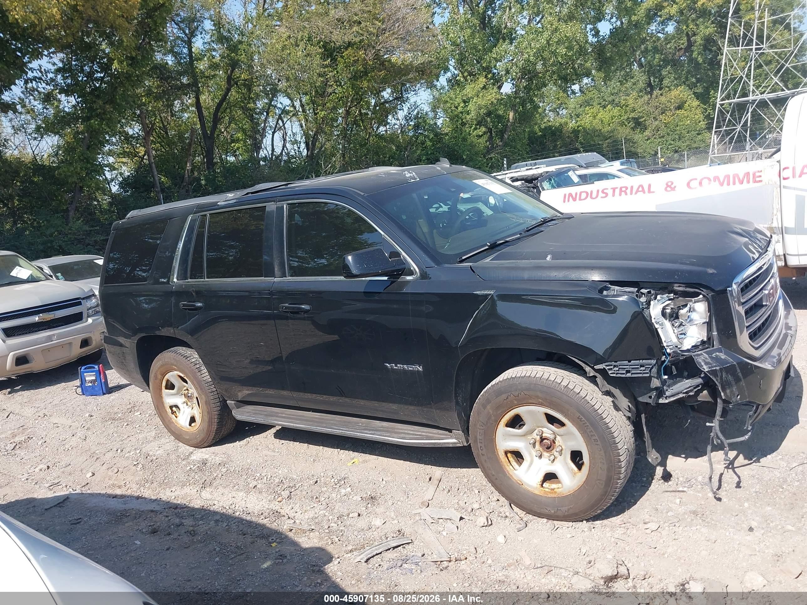 2015 Gmc Yukon Slt Black vin: 1GKS2BKC9FR309660