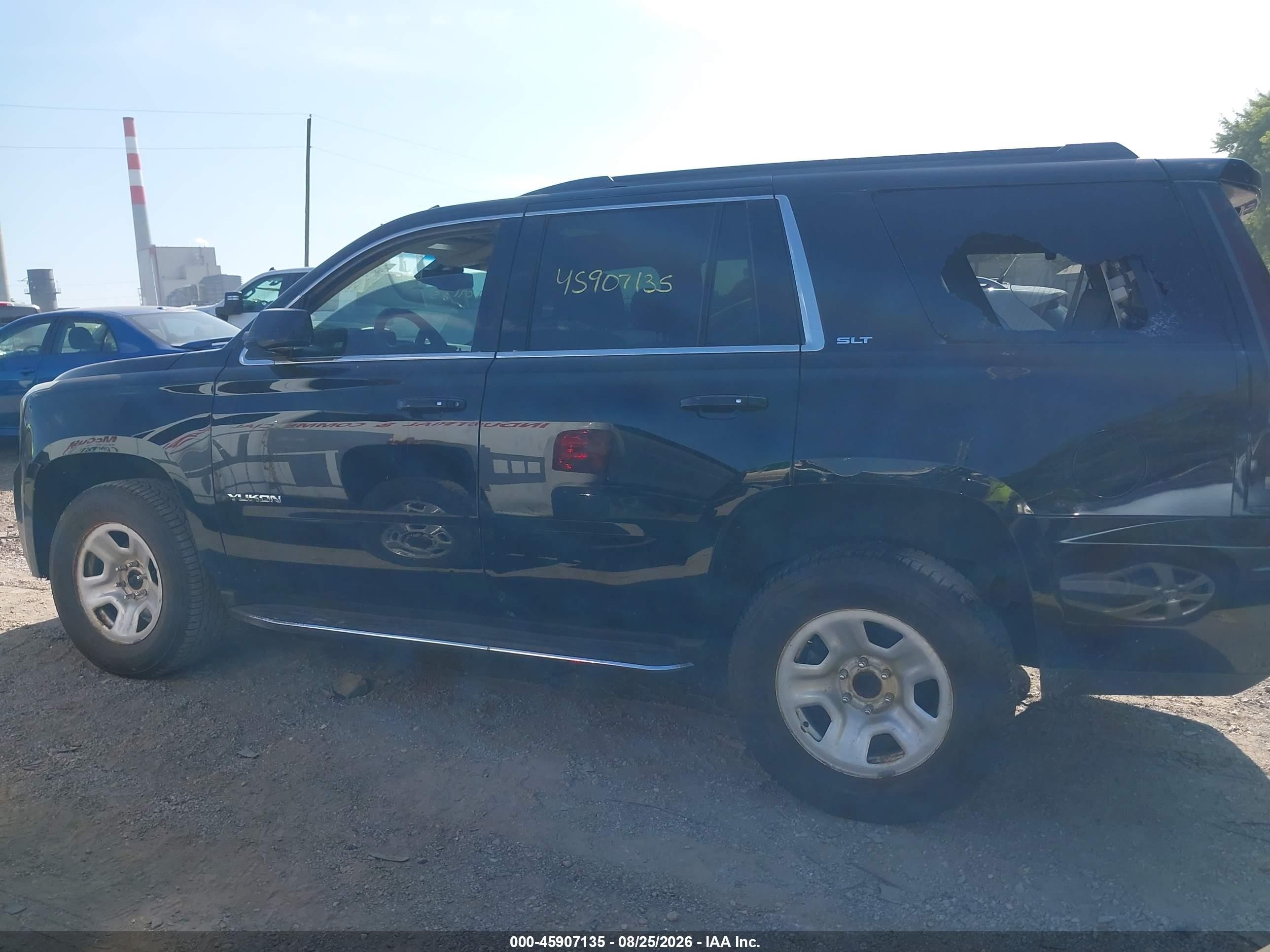 2015 Gmc Yukon Slt Black vin: 1GKS2BKC9FR309660