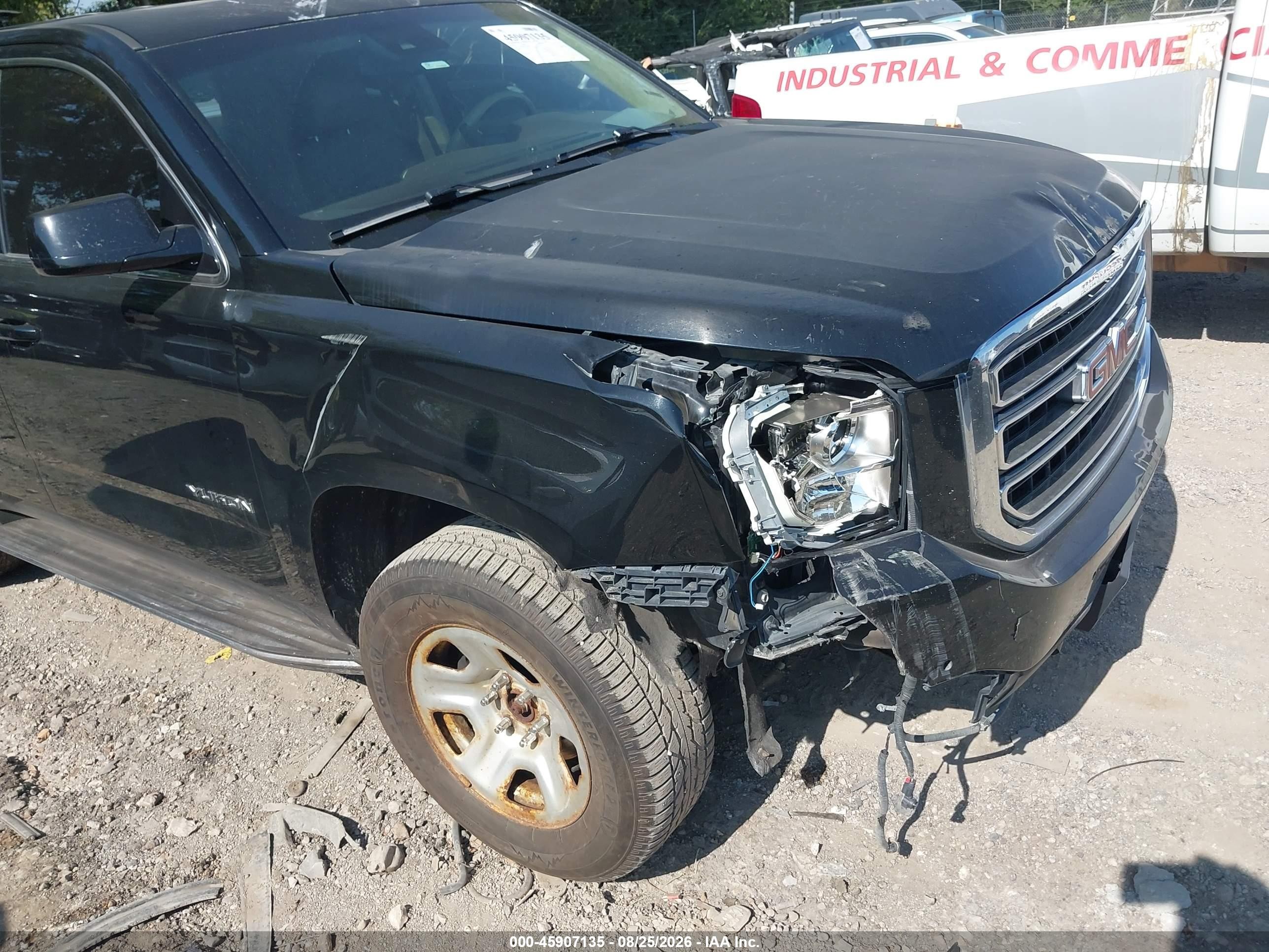 2015 Gmc Yukon Slt Black vin: 1GKS2BKC9FR309660