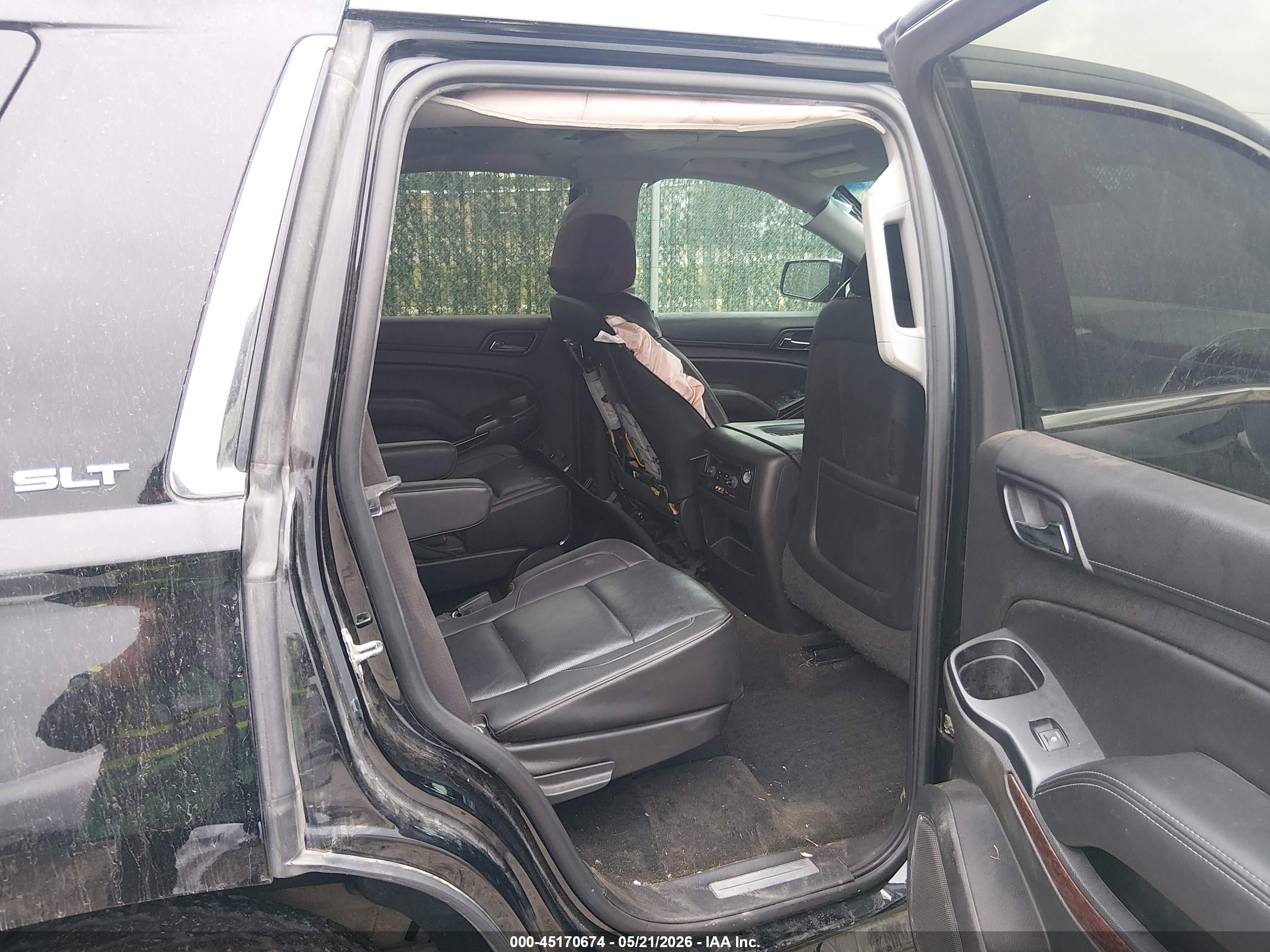 2015 Gmc Yukon Slt Black vin: 1GKS2BKC9FR678938