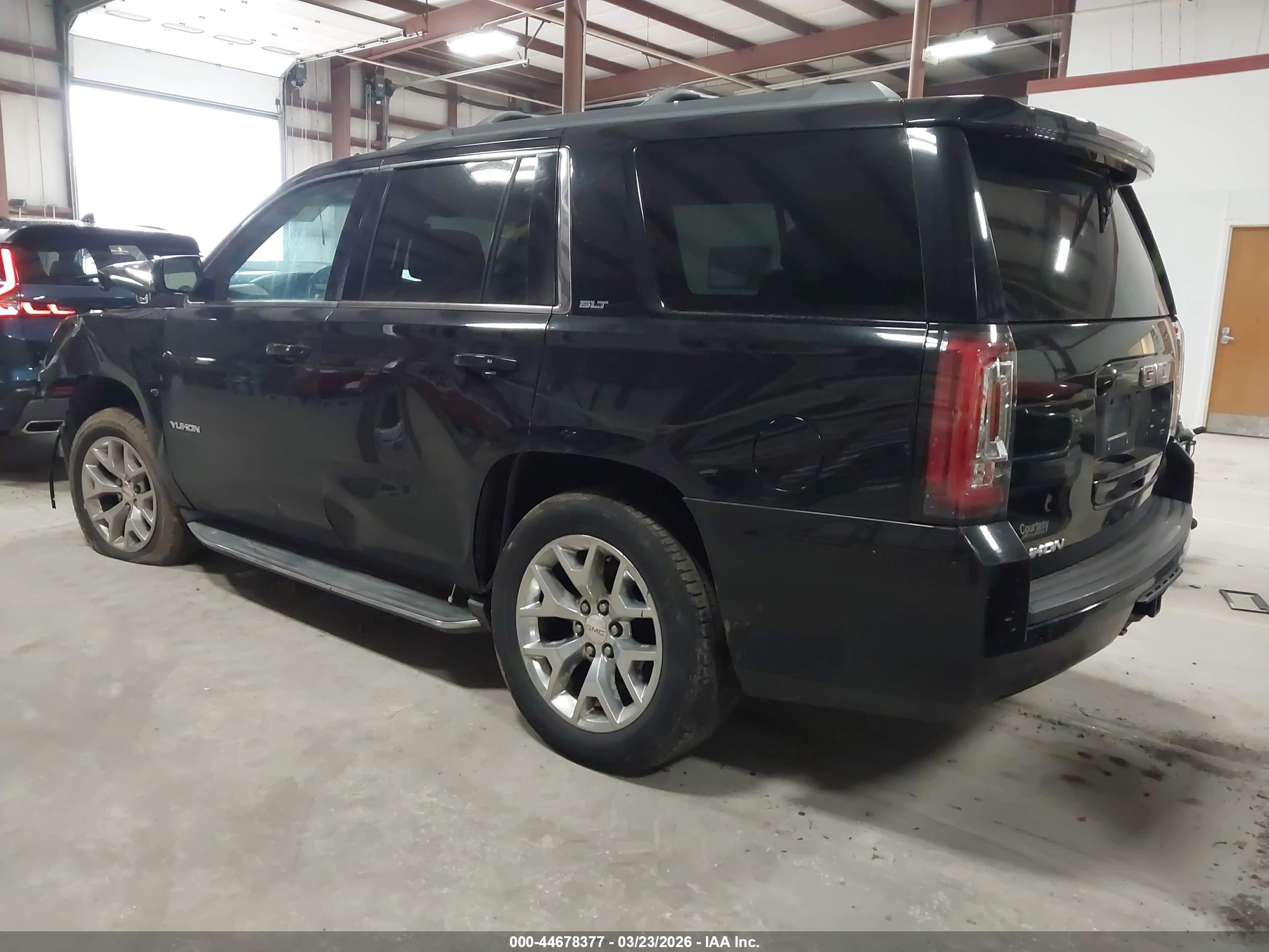 2015 Gmc Yukon Slt Black vin: 1GKS2BKCXFR115462
