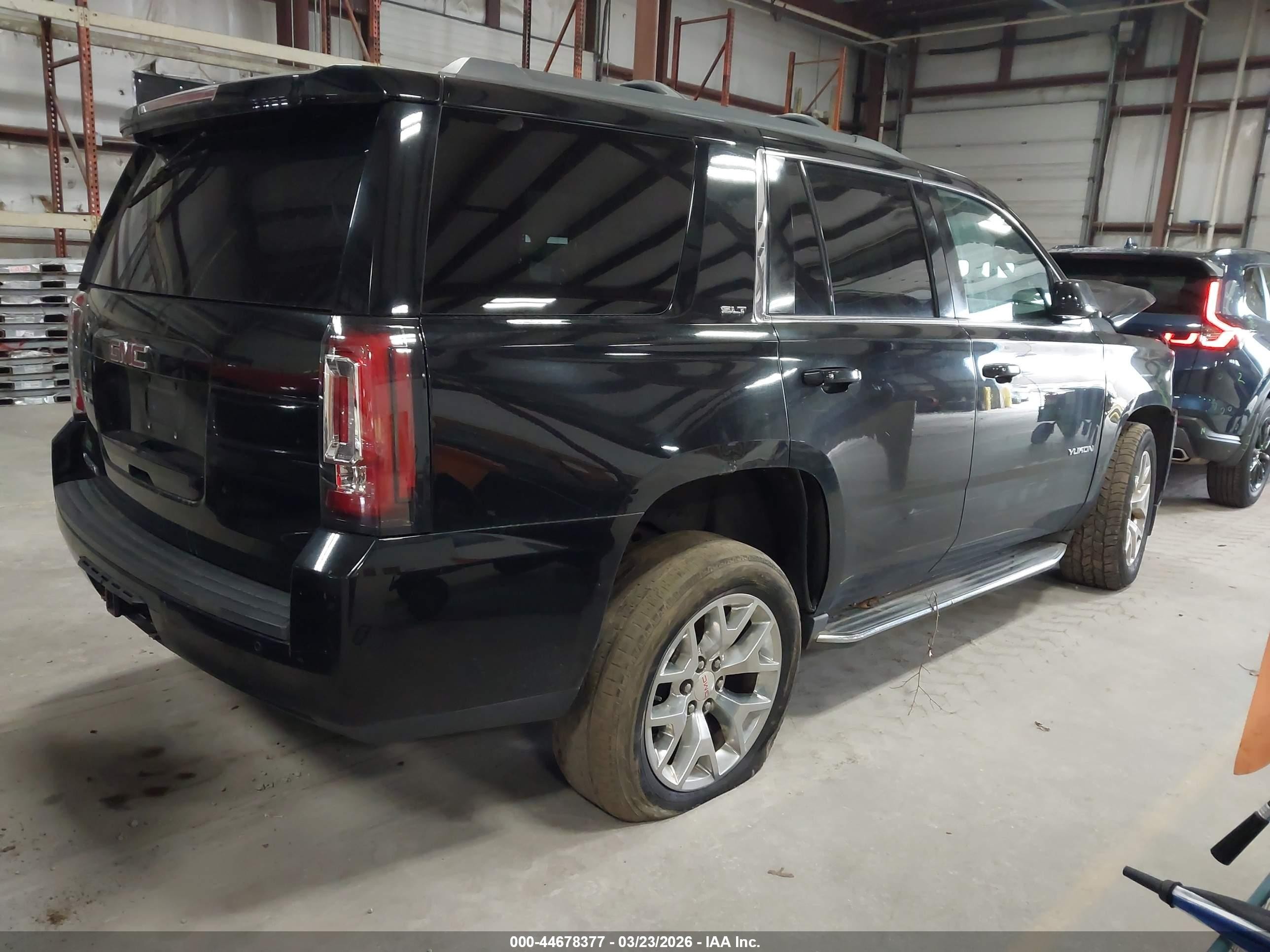 2015 Gmc Yukon Slt Black vin: 1GKS2BKCXFR115462