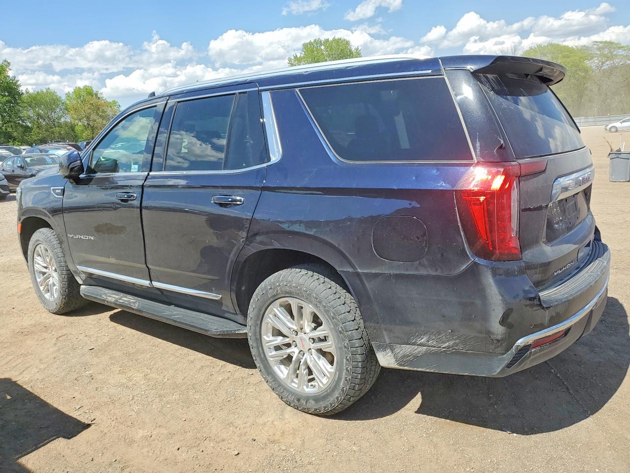 2022 Gmc Yukon Slt Blue vin: 1GKS2BKD8NR352667