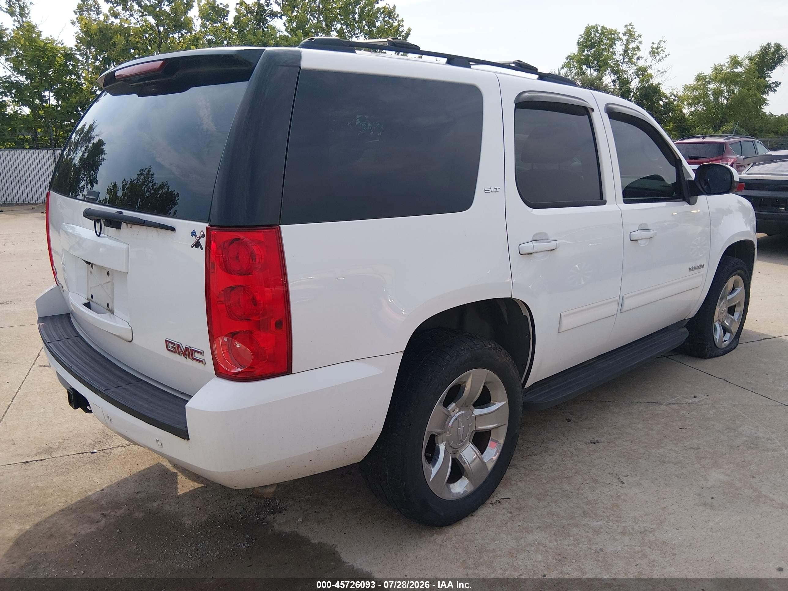 2011 Gmc Yukon Slt White vin: 1GKS2CE01BR346526