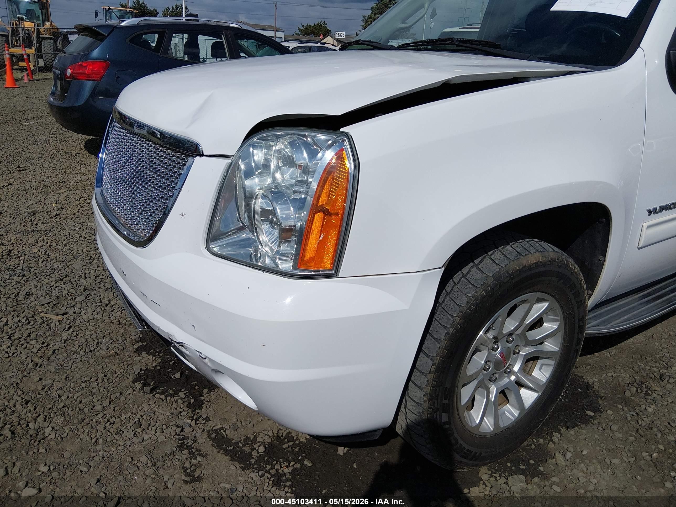 2014 Gmc Yukon Slt White vin: 1GKS2CE01ER186748