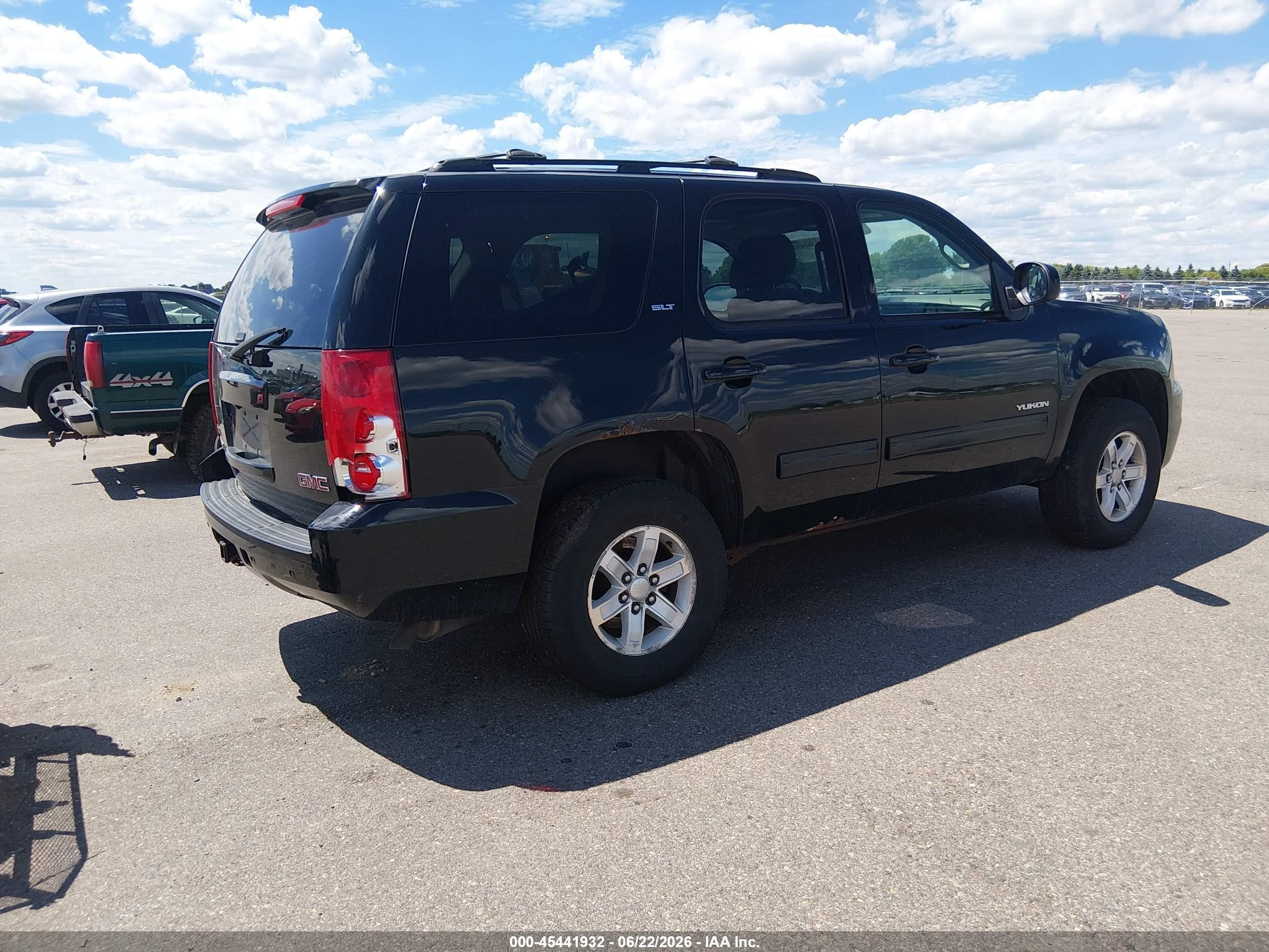 2011 Gmc Yukon Slt Black vin: 1GKS2CE02BR256480