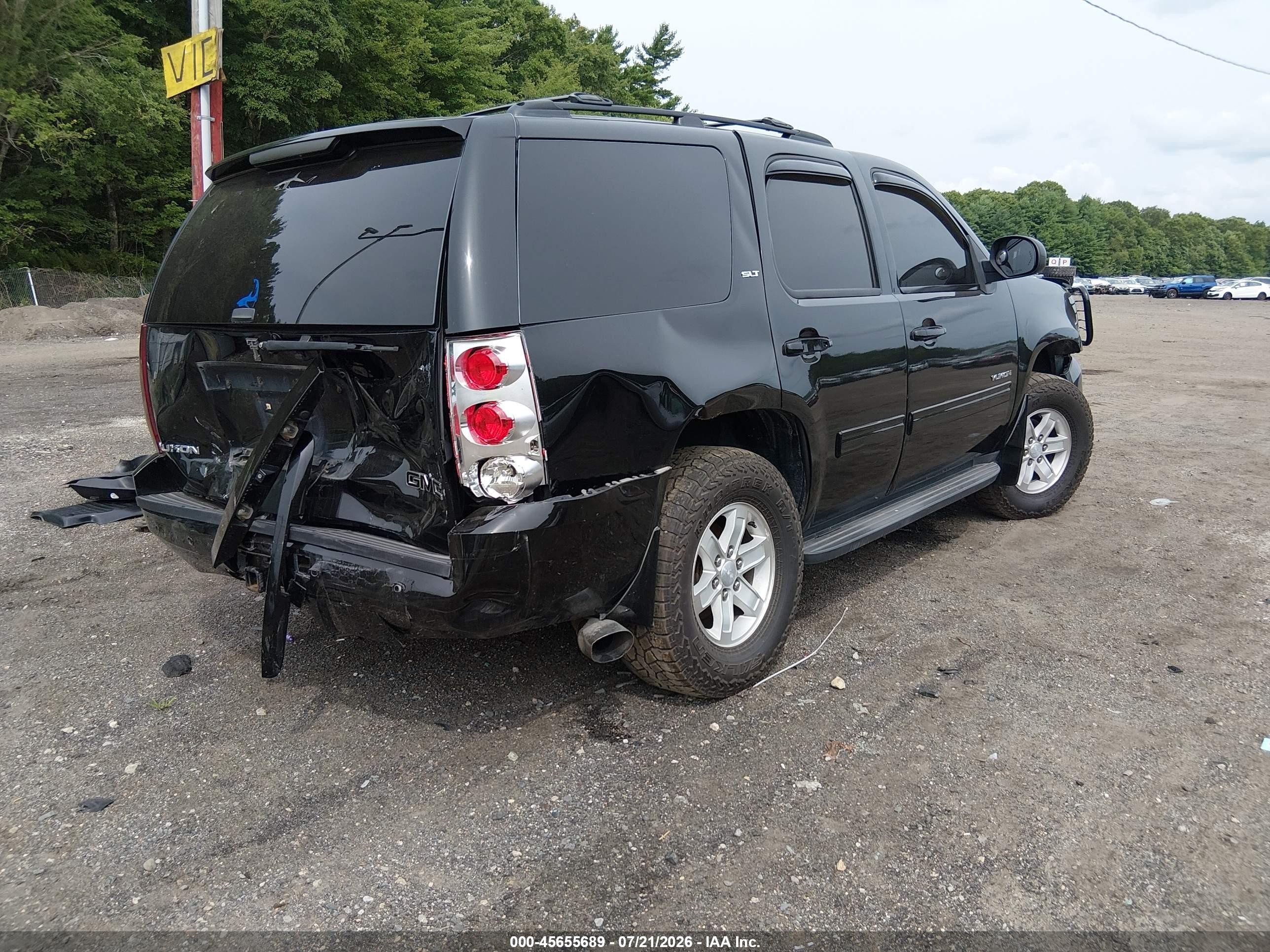 2011 Gmc Yukon Slt Black vin: 1GKS2CE03BR110430