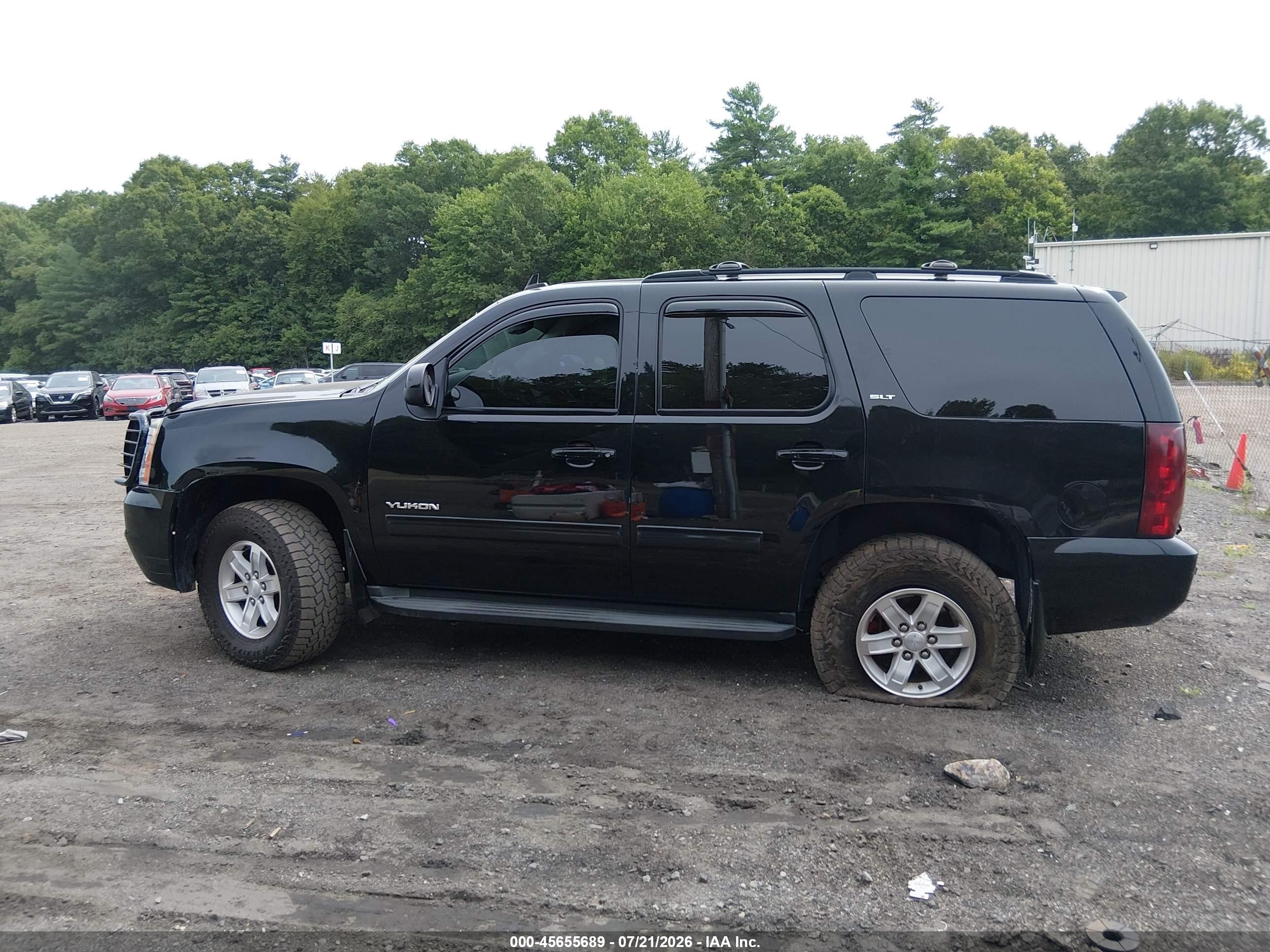 2011 Gmc Yukon Slt Black vin: 1GKS2CE03BR110430