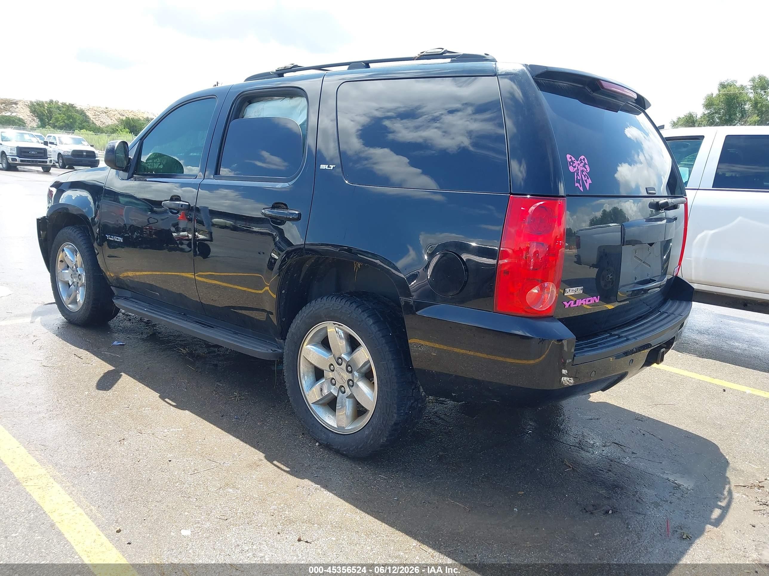2012 Gmc Yukon Slt Black vin: 1GKS2CE03CR207063