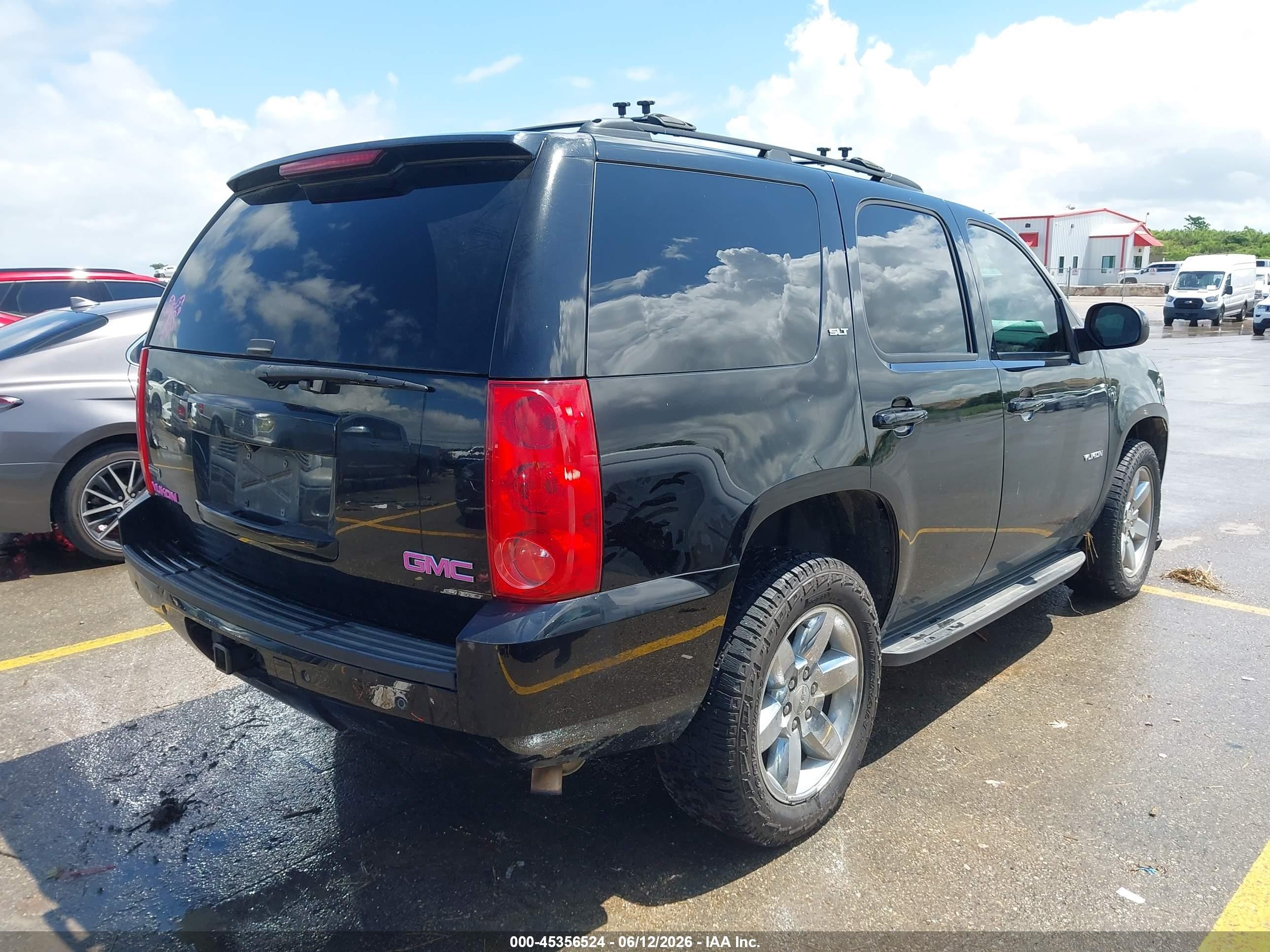 2012 Gmc Yukon Slt Black vin: 1GKS2CE03CR207063