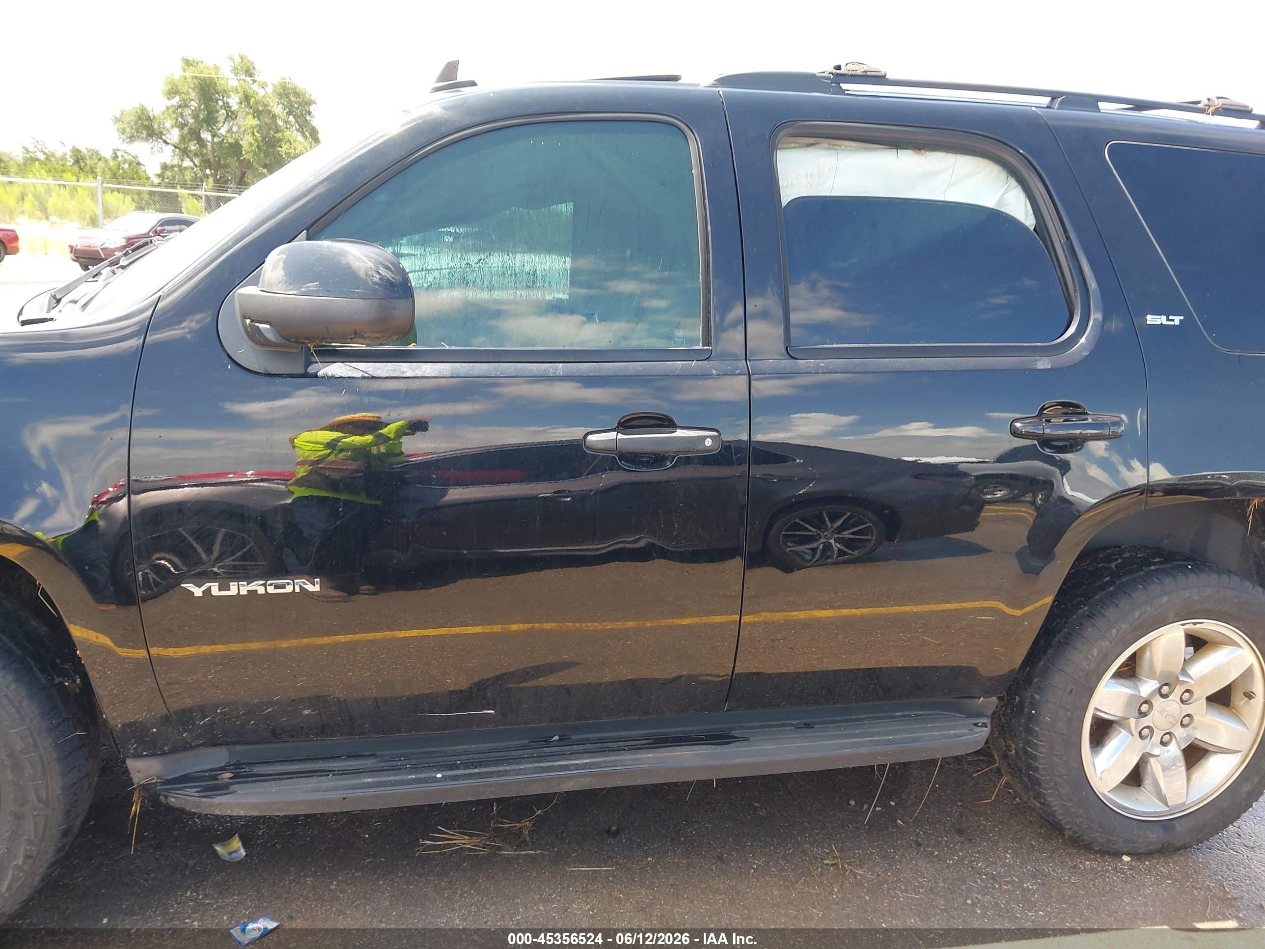 2012 Gmc Yukon Slt Black vin: 1GKS2CE03CR207063