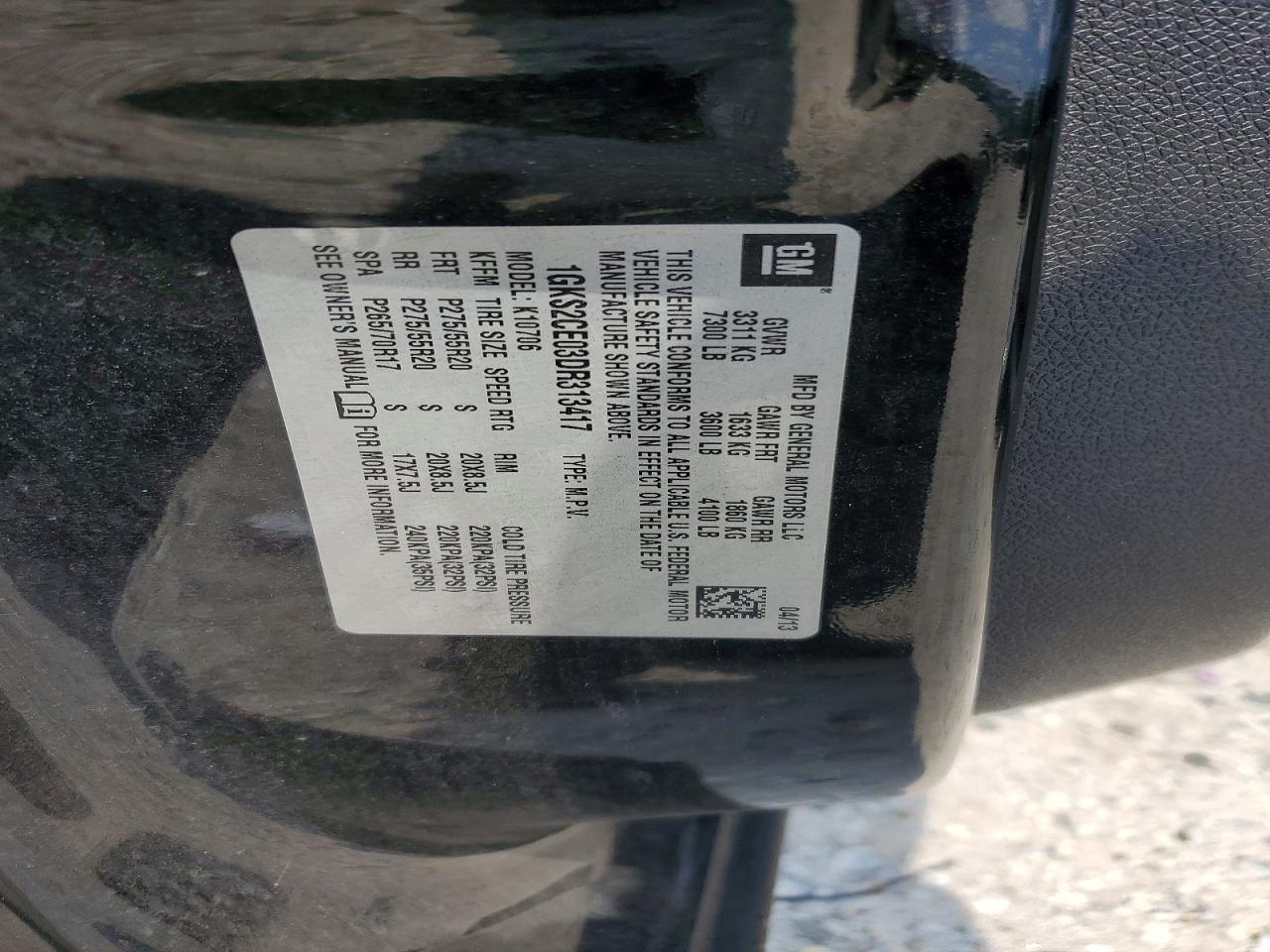 2013 Gmc Yukon Slt Black vin: 1GKS2CE03DR313417
