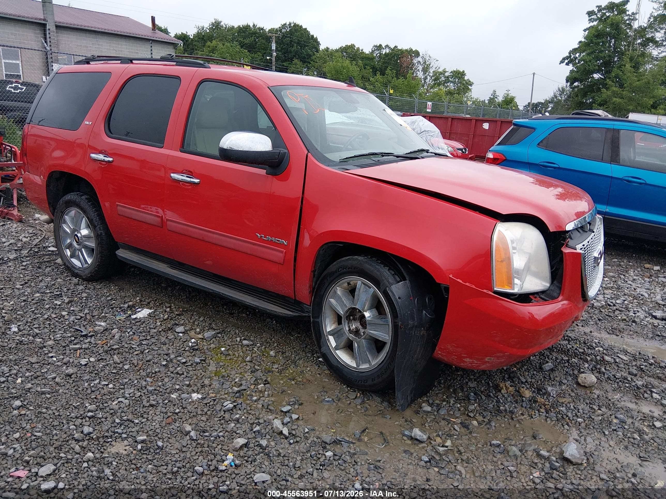 2013 Gmc Yukon Slt Red vin: 1GKS2CE04DR138921