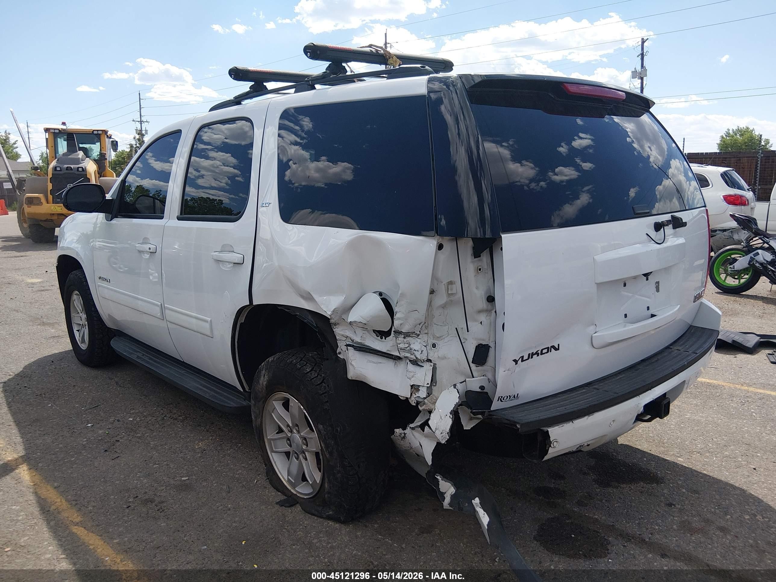 2013 Gmc Yukon Slt White vin: 1GKS2CE05DR161172