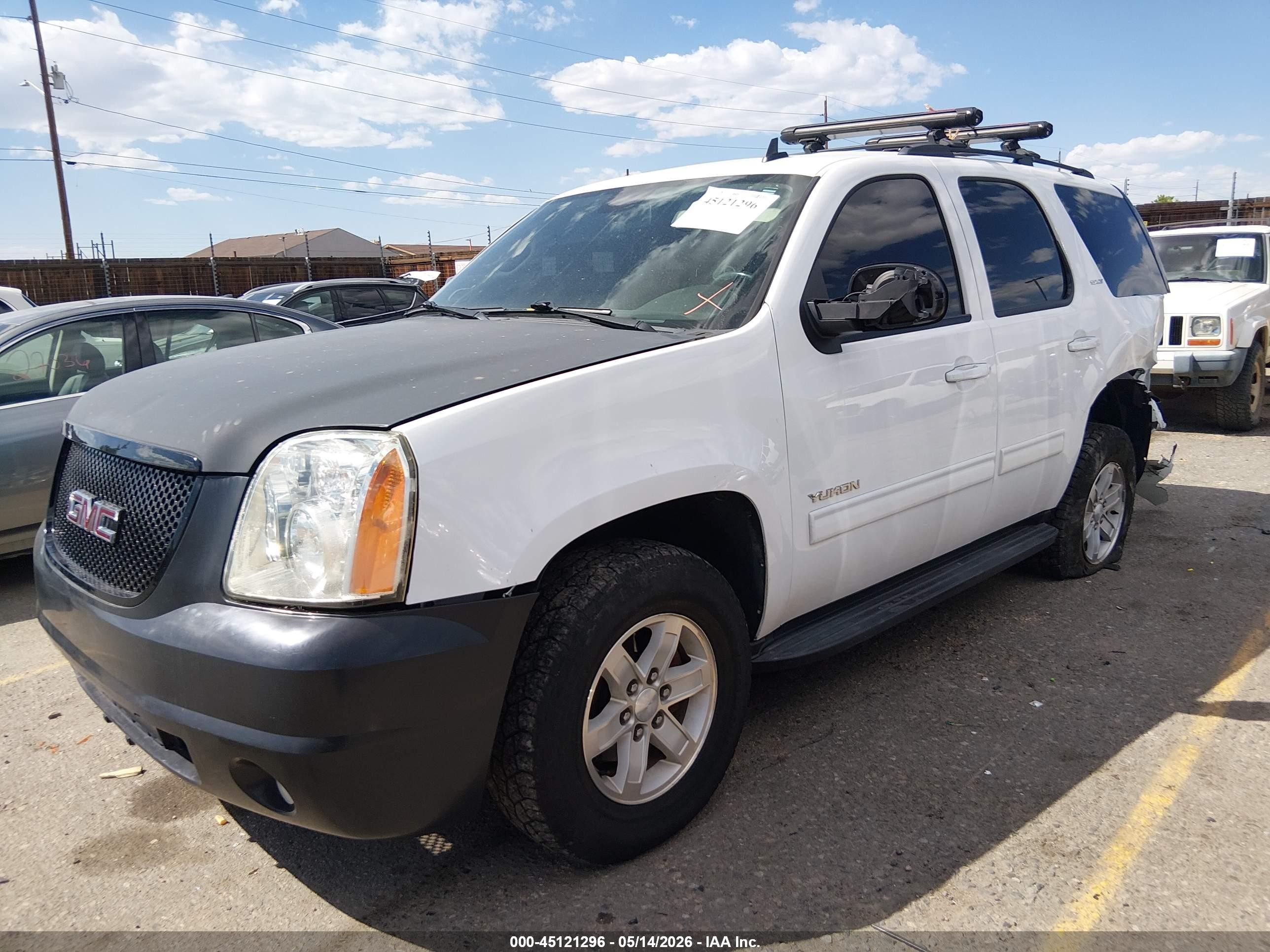 2013 Gmc Yukon Slt White vin: 1GKS2CE05DR161172
