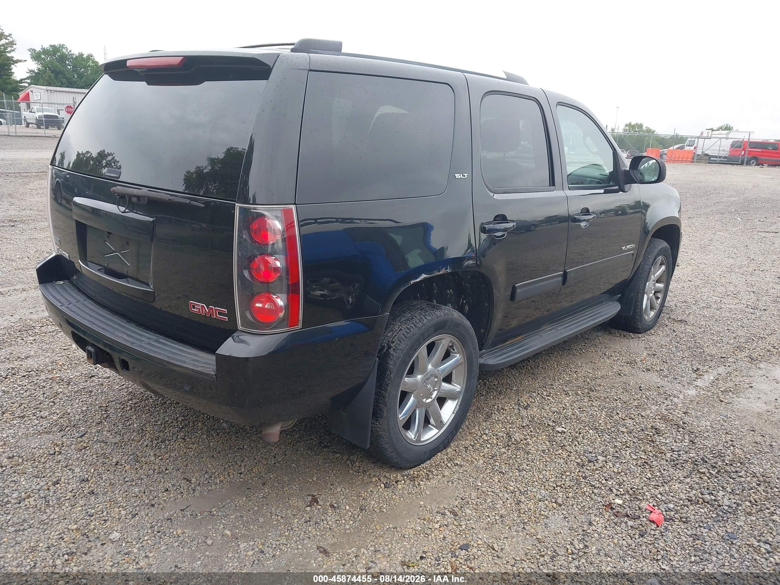 2011 Gmc Yukon Slt Black vin: 1GKS2CE08BR257584