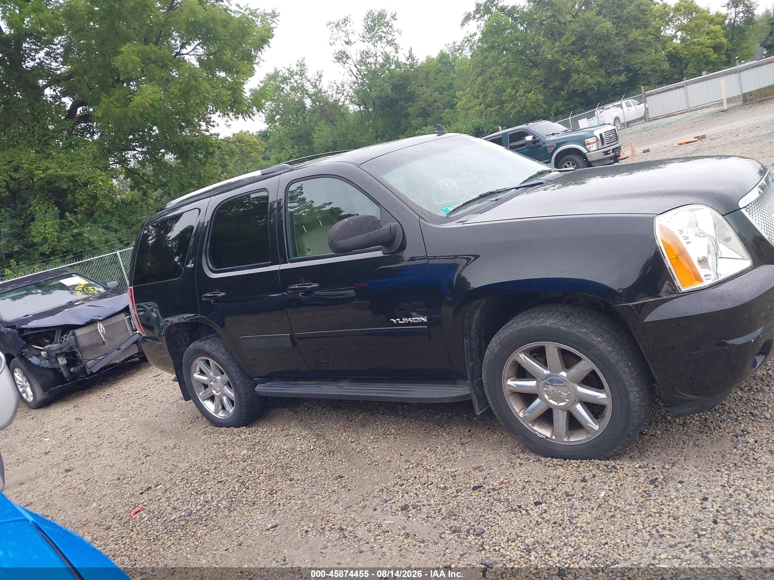 2011 Gmc Yukon Slt Black vin: 1GKS2CE08BR257584
