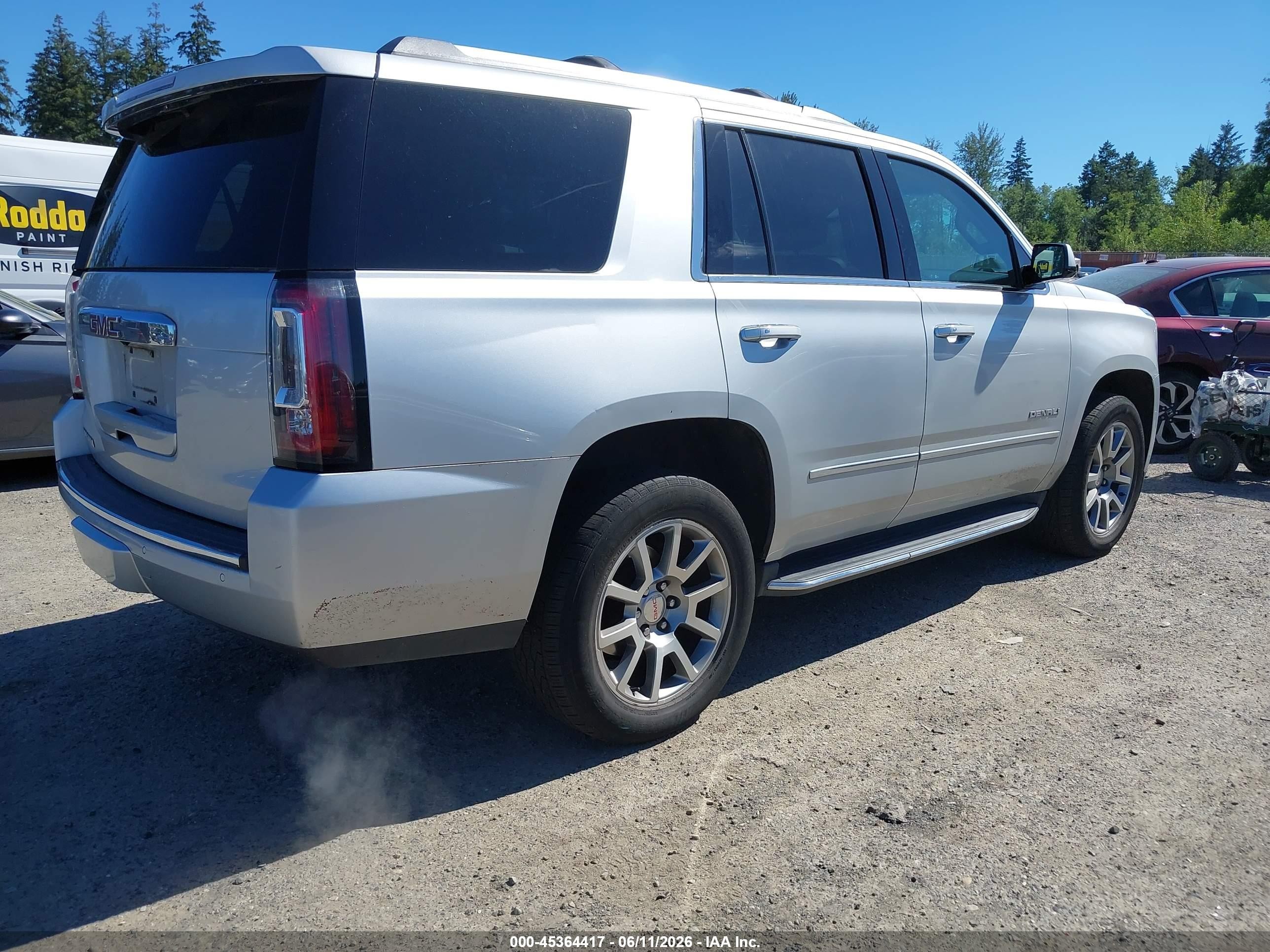 2017 Gmc Yukon Denali Silver vin: 1GKS2CKJ0HR382021