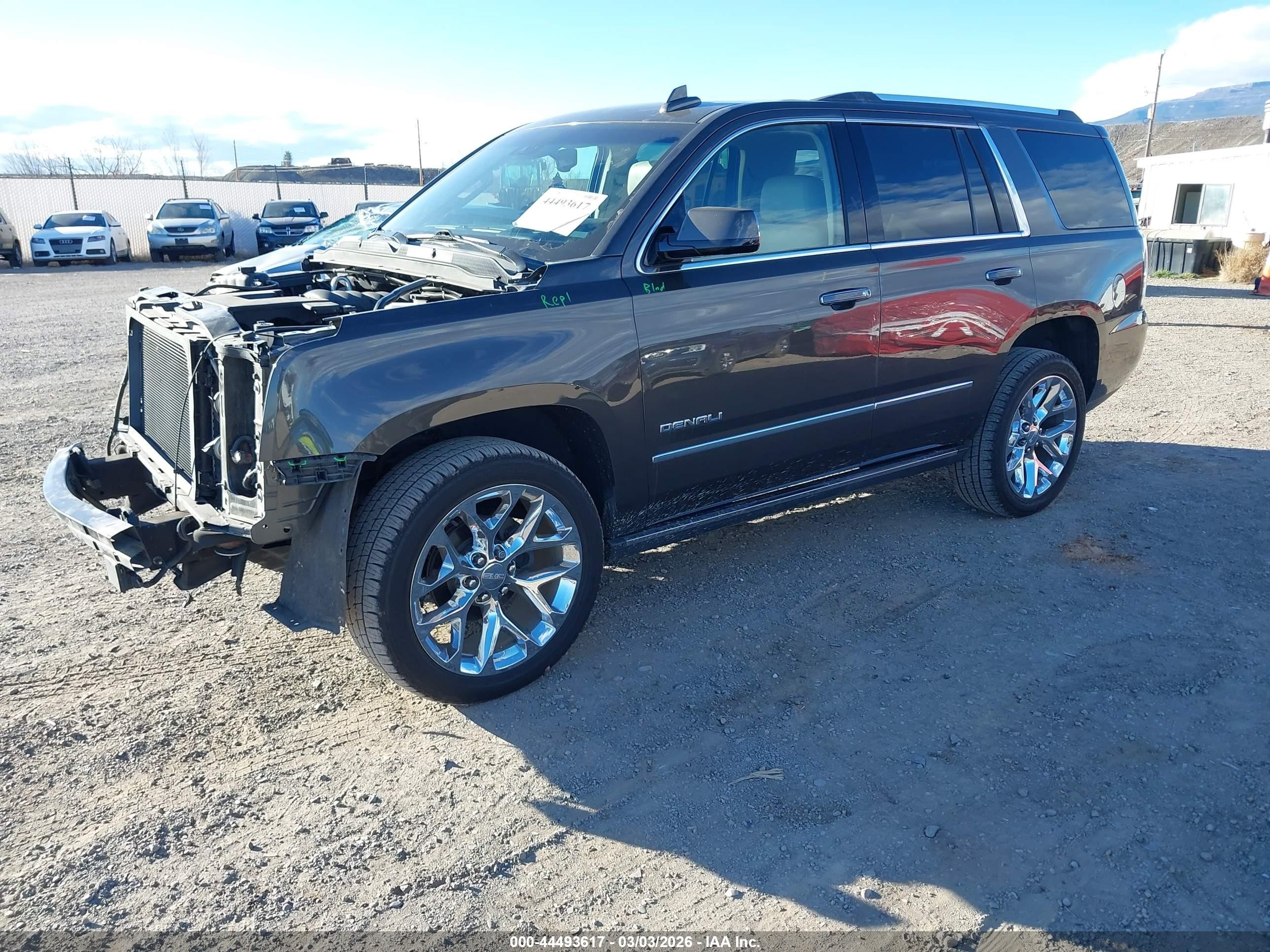 2020 Gmc Yukon 4wd Denali Желто-коричневый vin: 1GKS2CKJ0LR283711
