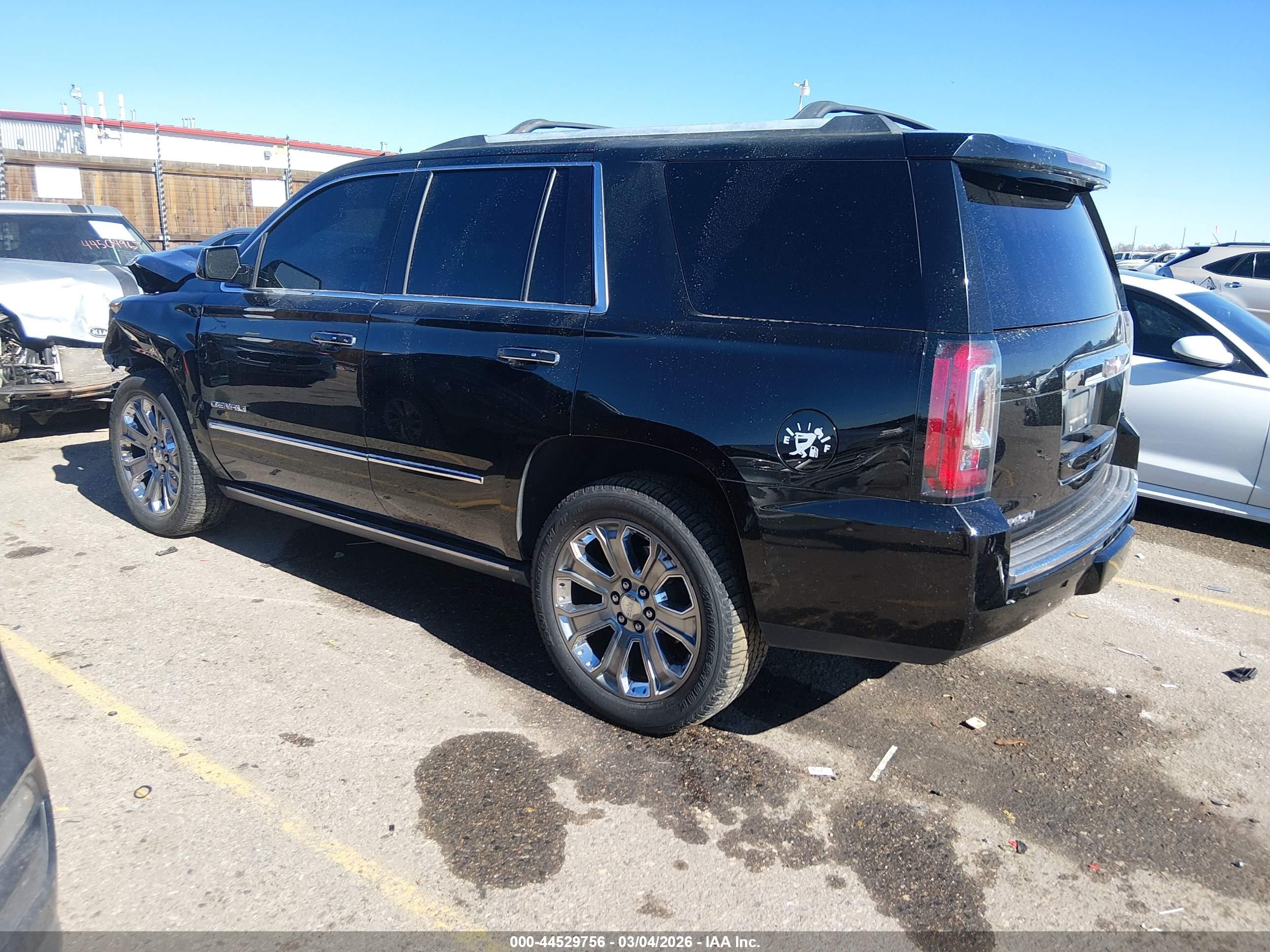 2015 Gmc Yukon Denali Black vin: 1GKS2CKJ1FR177062