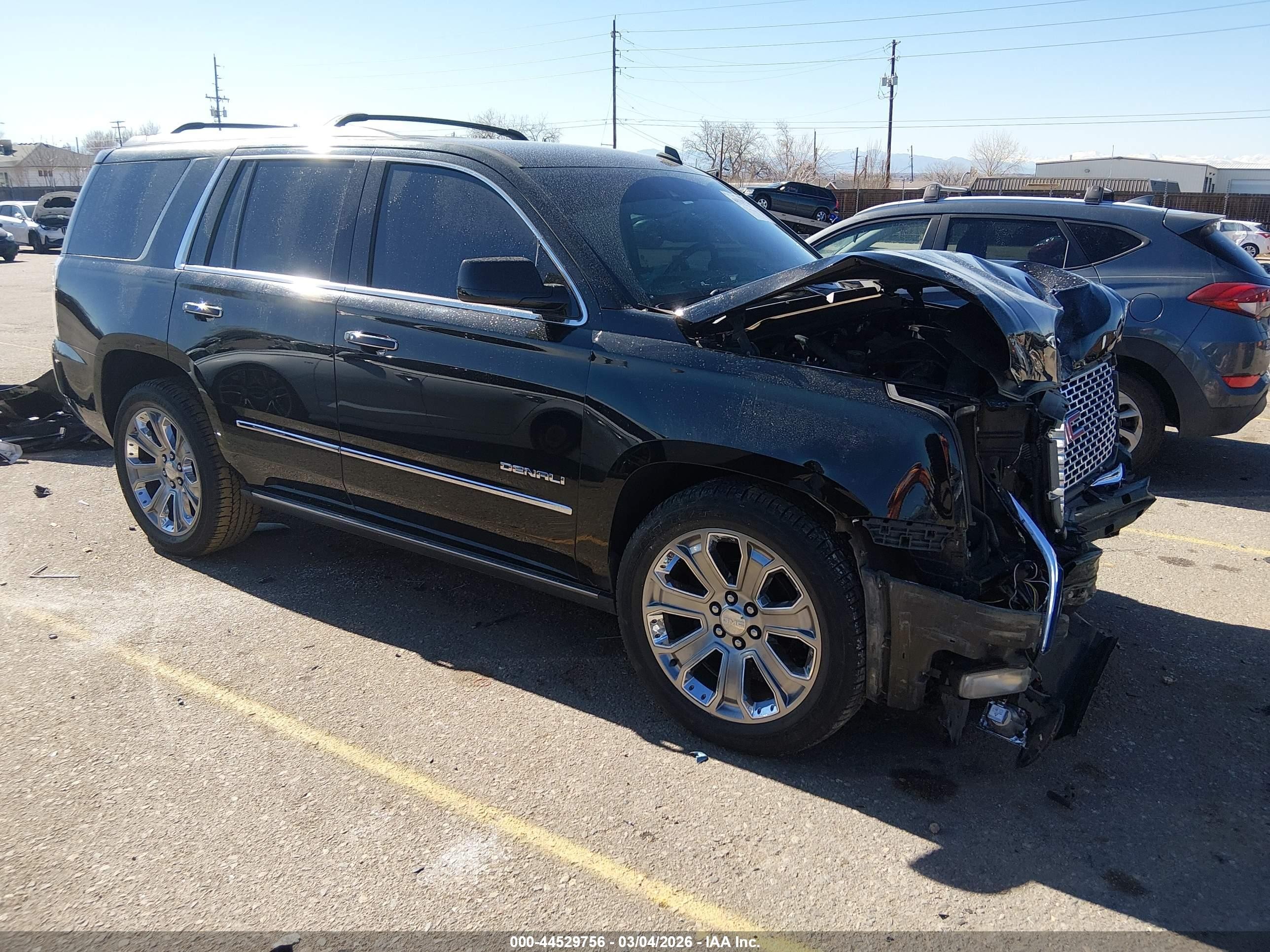 2015 Gmc Yukon Denali Black vin: 1GKS2CKJ1FR177062