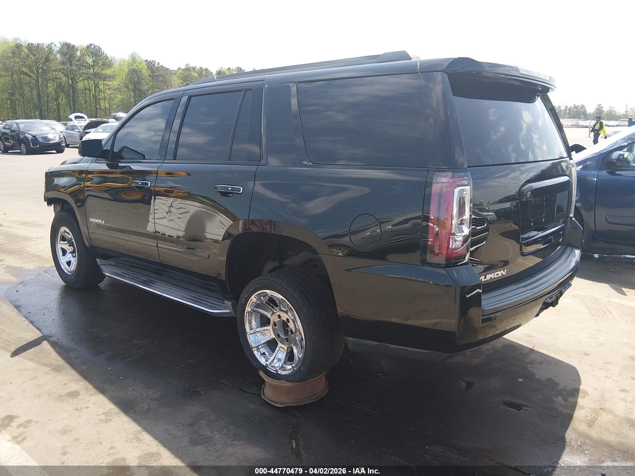2015 Gmc Yukon Denali Black vin: 1GKS2CKJ1FR292096