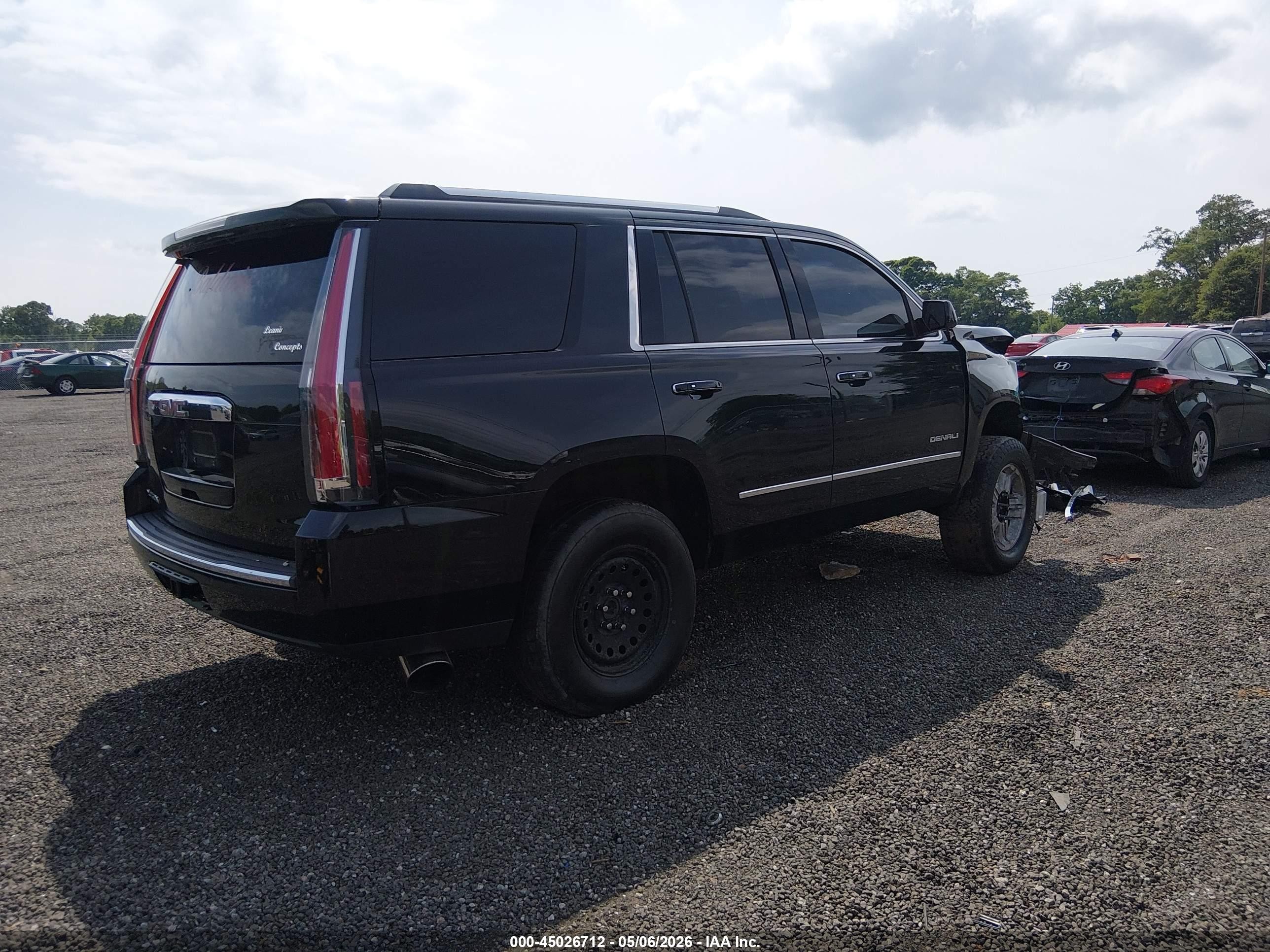 2015 Gmc Yukon Denali Черный vin: 1GKS2CKJ1FR509288