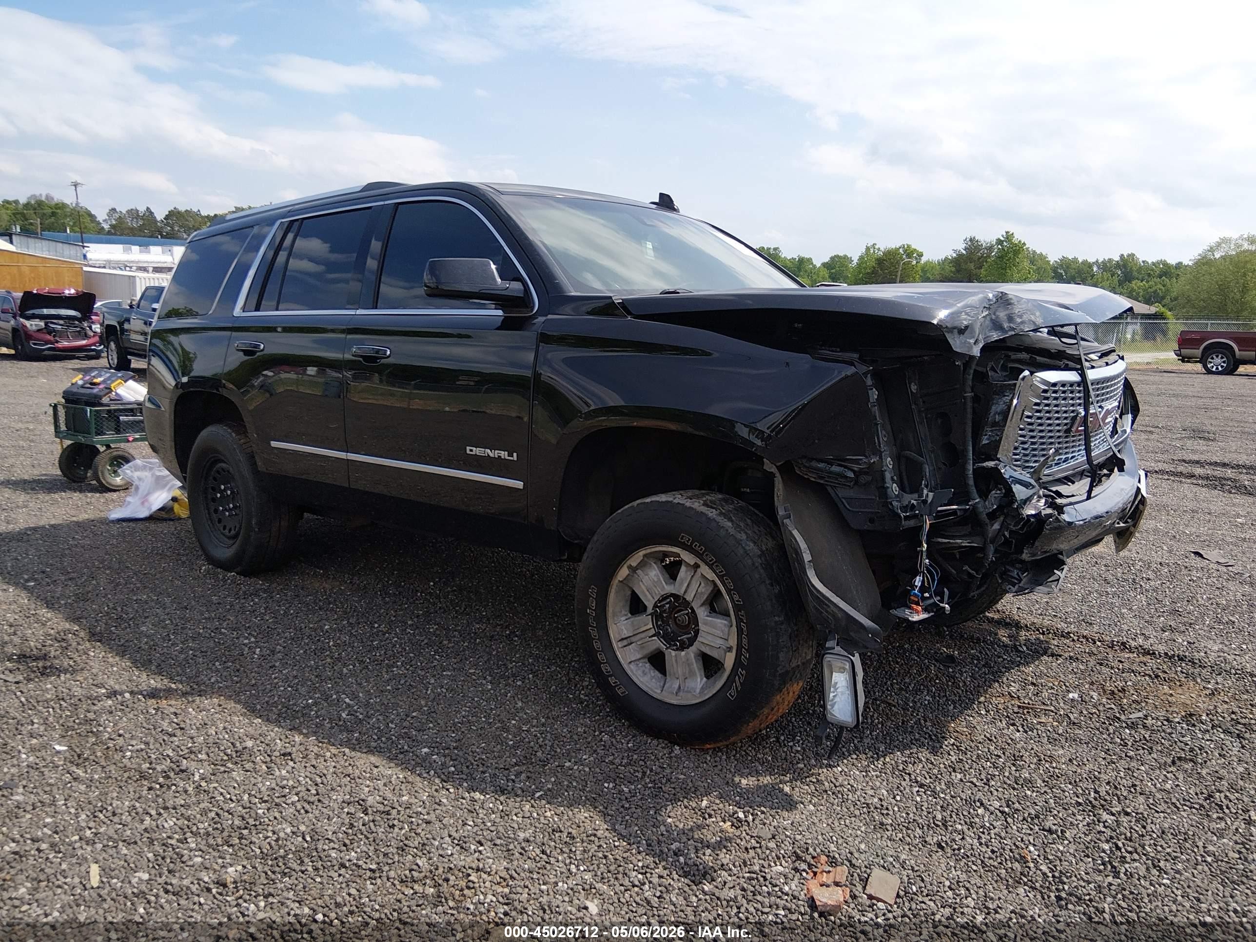 2015 Gmc Yukon Denali Black vin: 1GKS2CKJ1FR509288