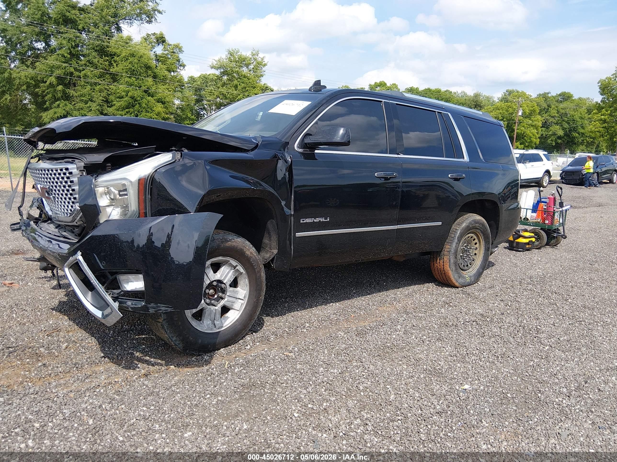 2015 Gmc Yukon Denali Черный vin: 1GKS2CKJ1FR509288