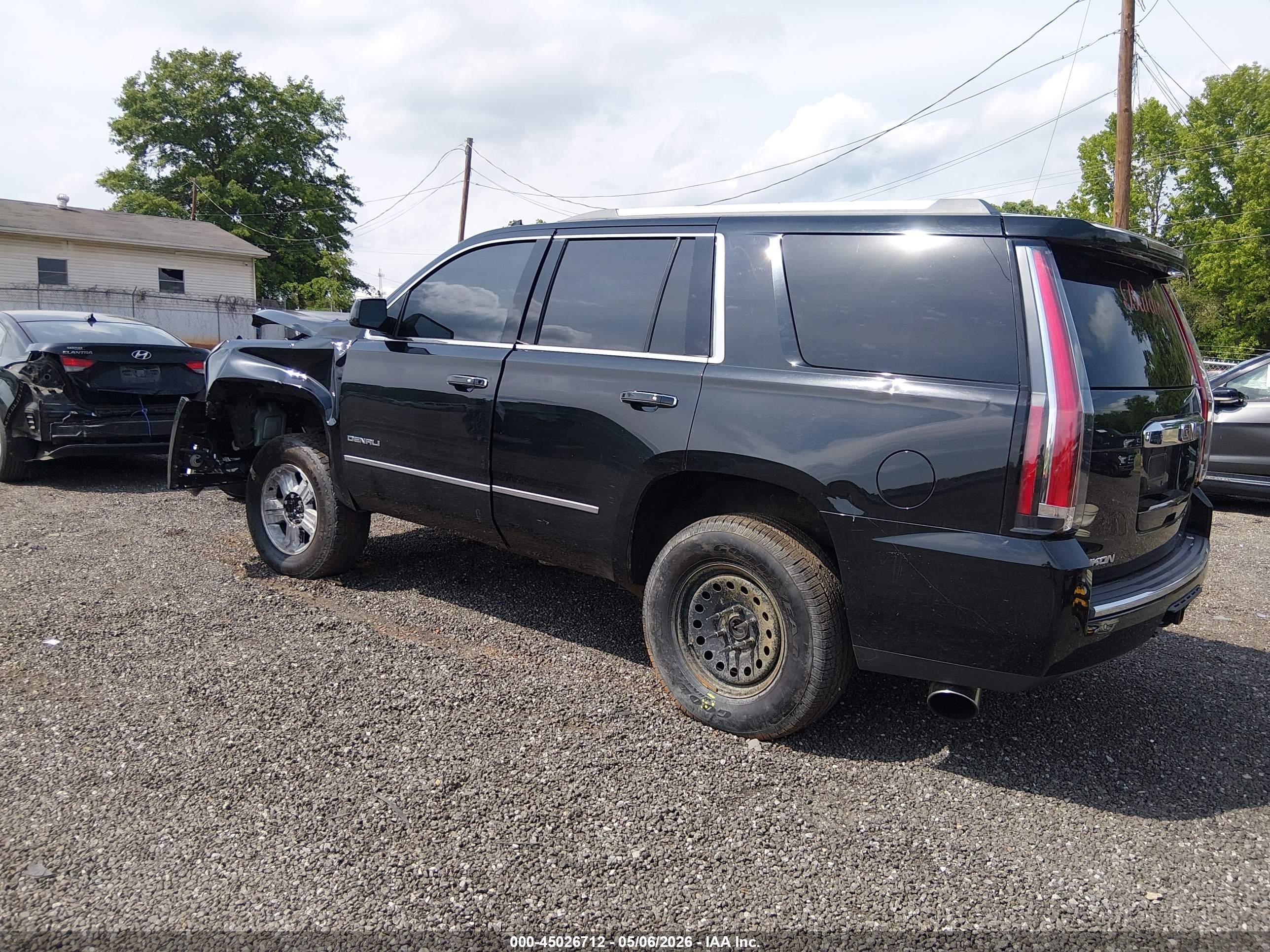 2015 Gmc Yukon Denali Черный vin: 1GKS2CKJ1FR509288