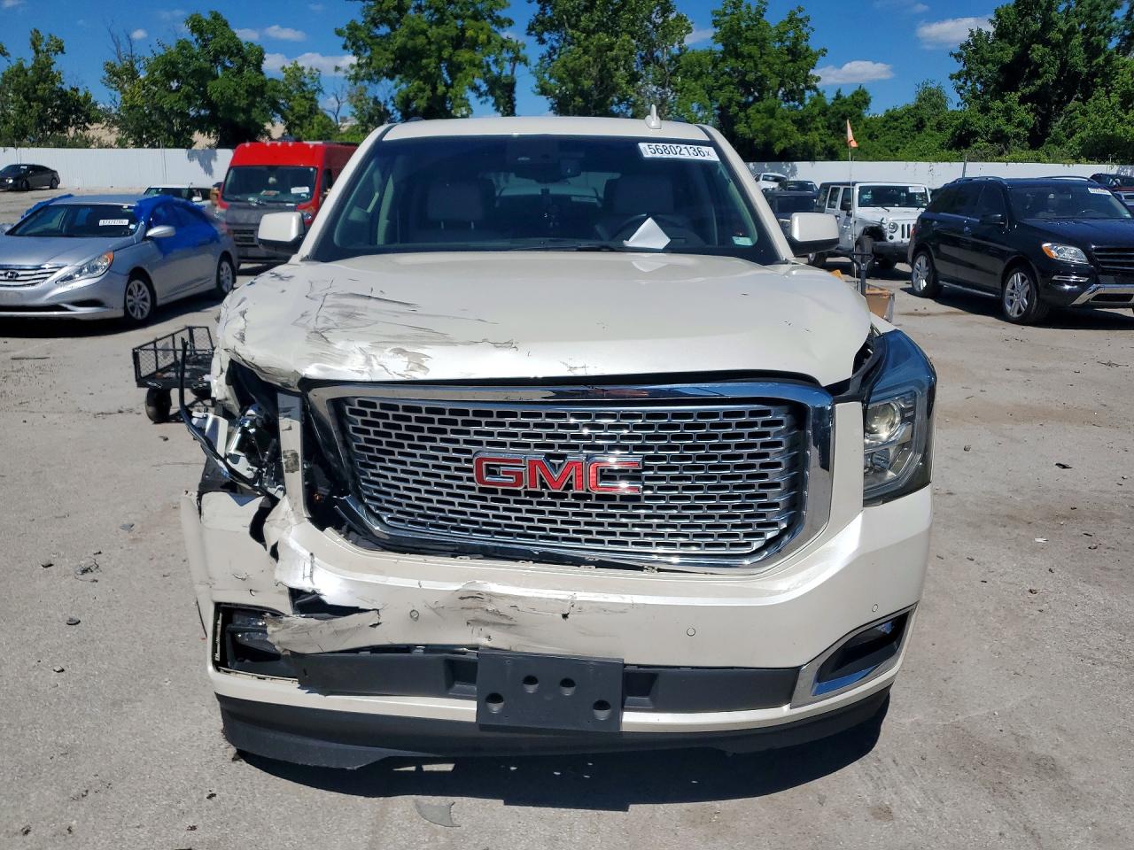 2015 Gmc Yukon Denali White vin: 1GKS2CKJ1FR541772